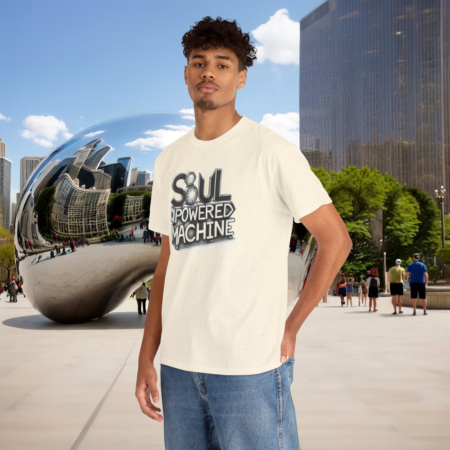 ⚙️ Menaste “Soul Powered Machine” Tee