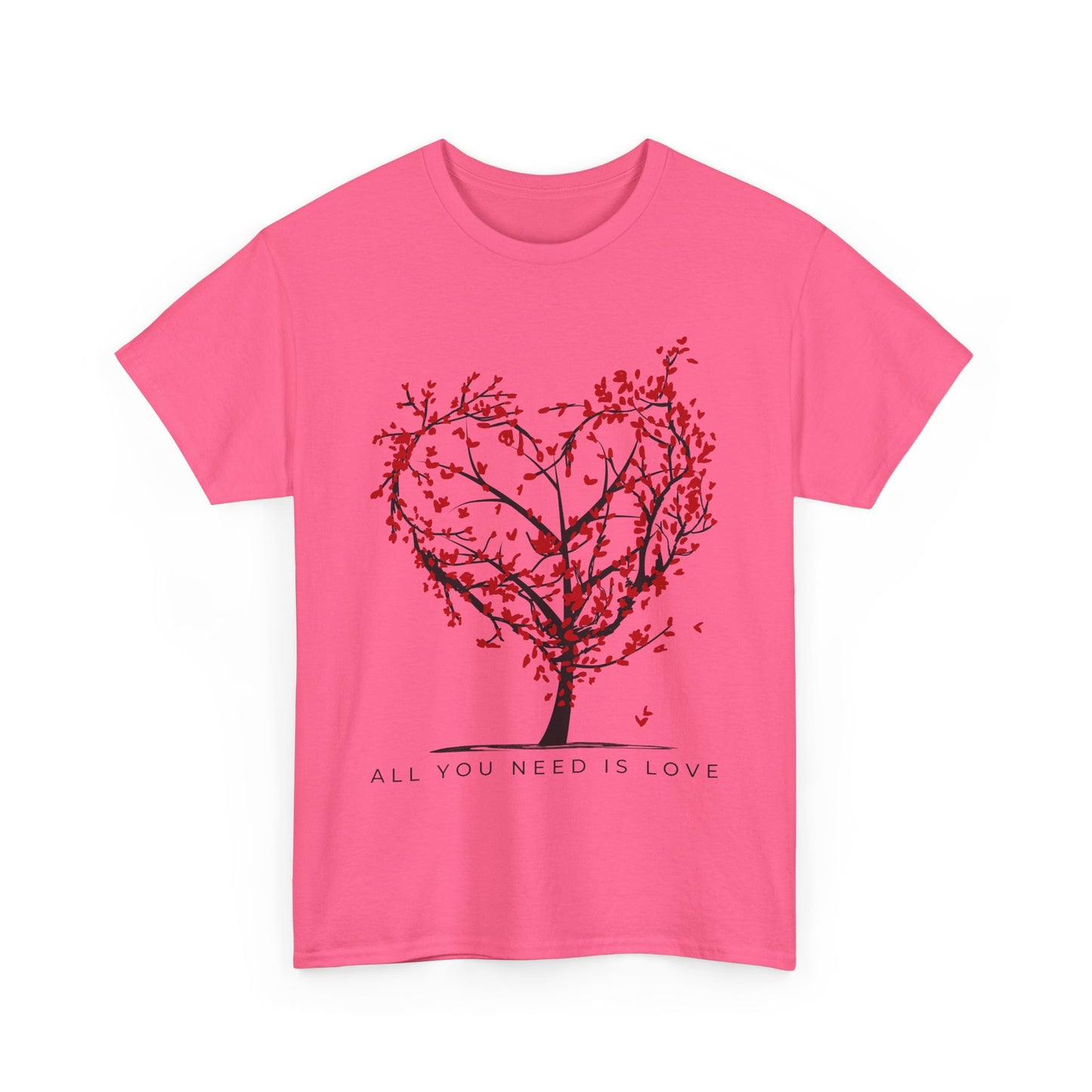 Rooted in Love - “All You Need is Love” - Love Tree Heavy Cotton Tee