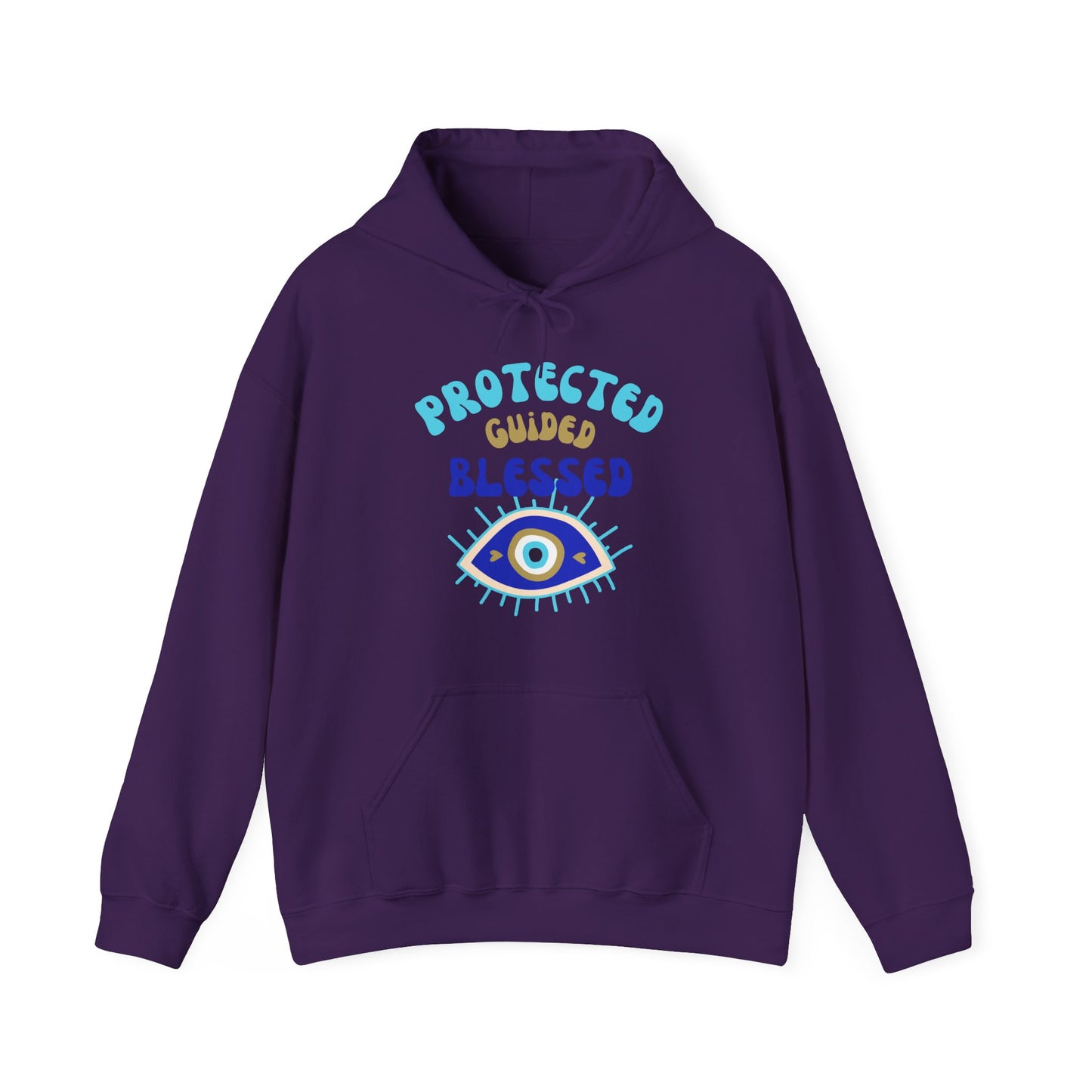 💙✨ Protected, Guided, Blessed Hoodie - Wear Your Shield of Light