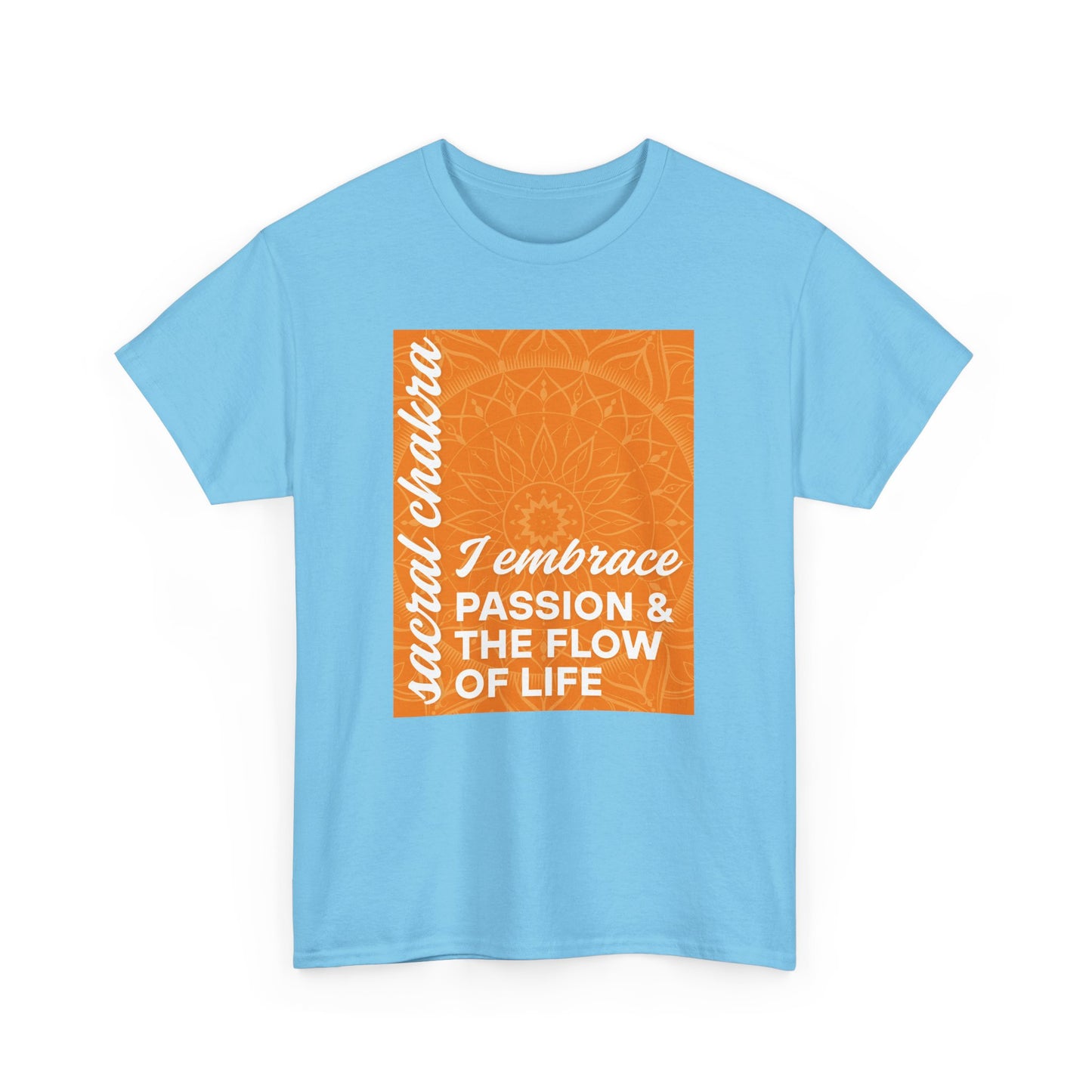 🧡Flow of Passion Heavy Cotton Tee - Embrace Your Creativity