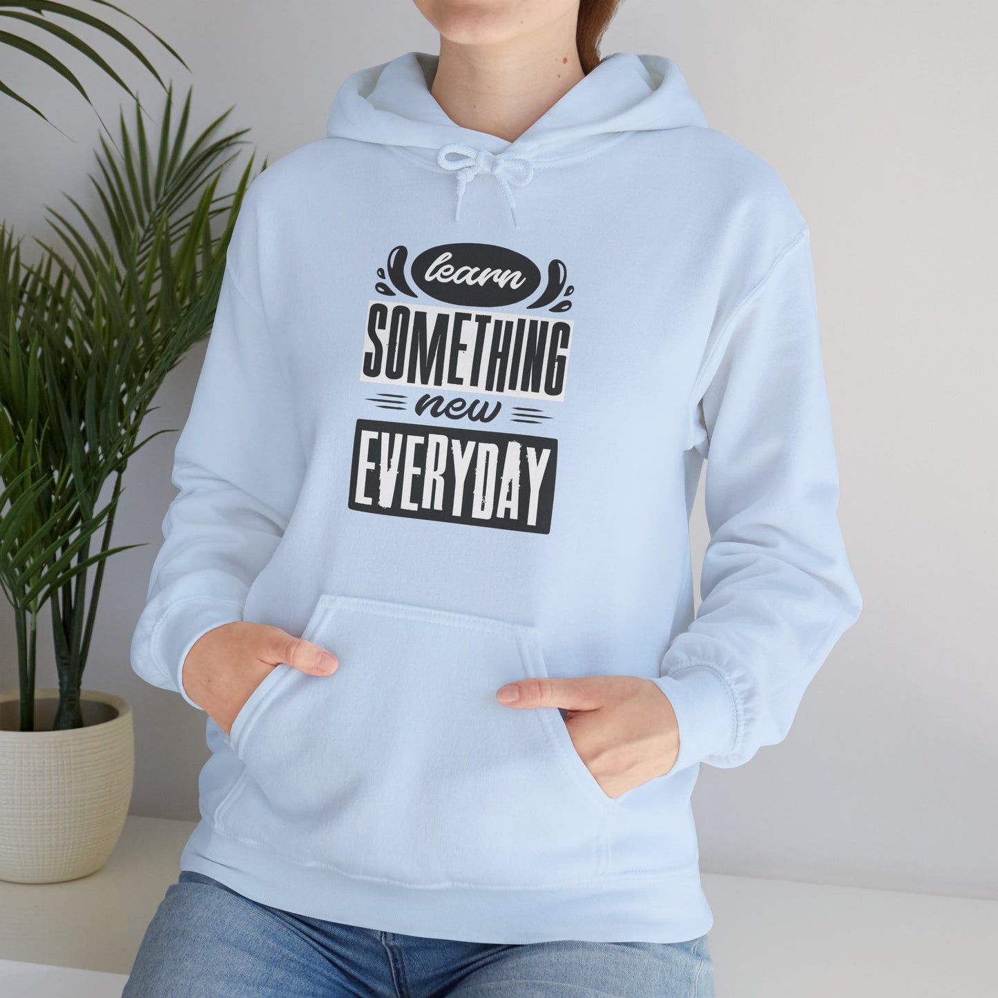 📚Learn Something New Every Day Hoodie – Spiritual Growth & Mindful Living Unisex Hoodie🌿