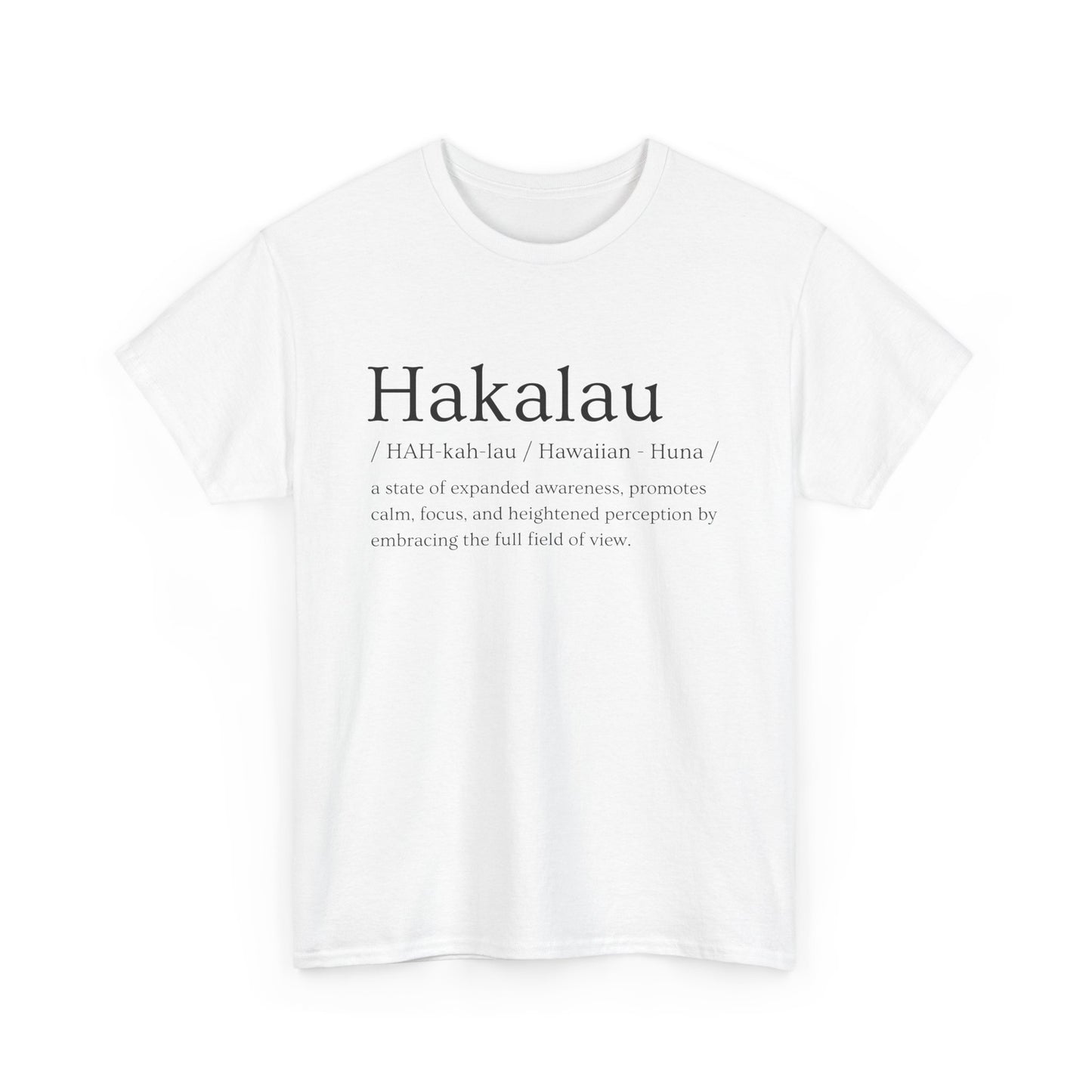 🌴Hakalau Awareness Heavy Cotton Tee - Expand Your Focus