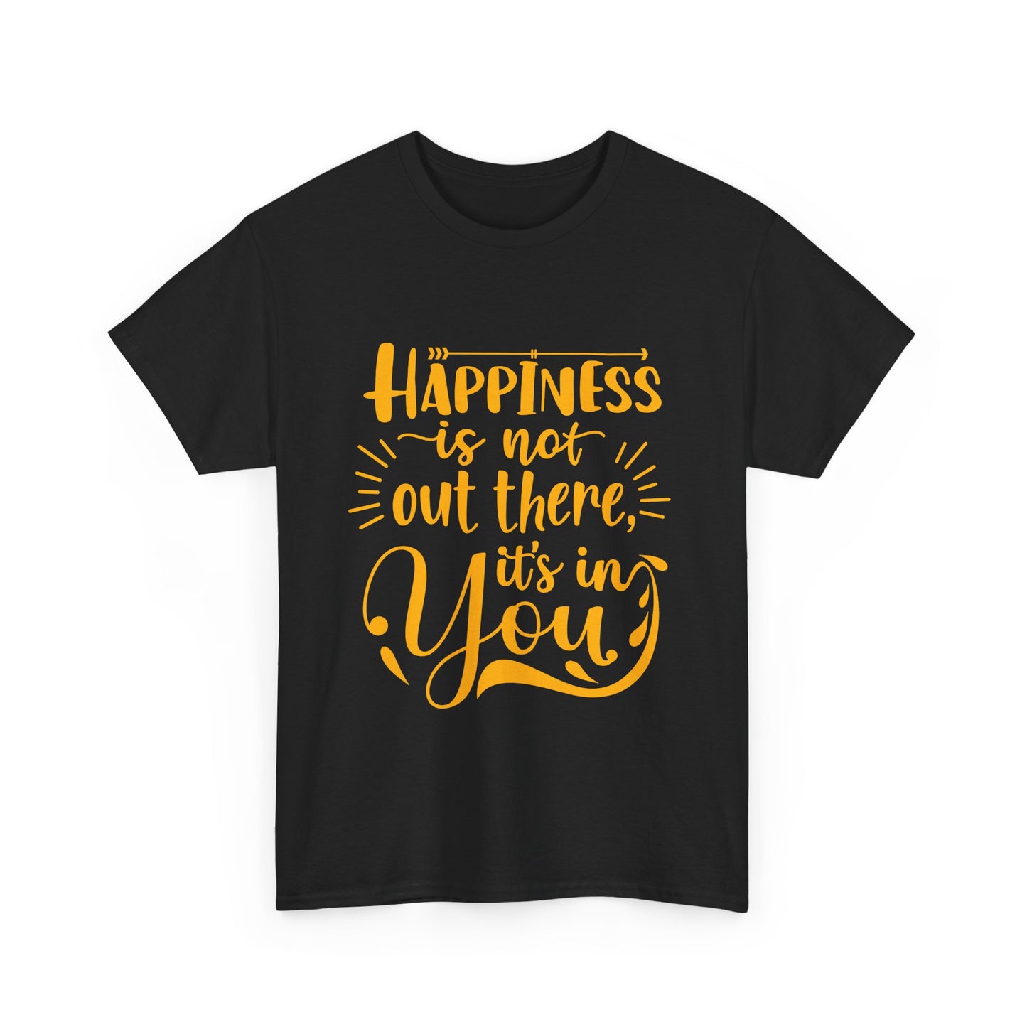 Happiness Within Heavy Cotton Tee - Wear Your Joy