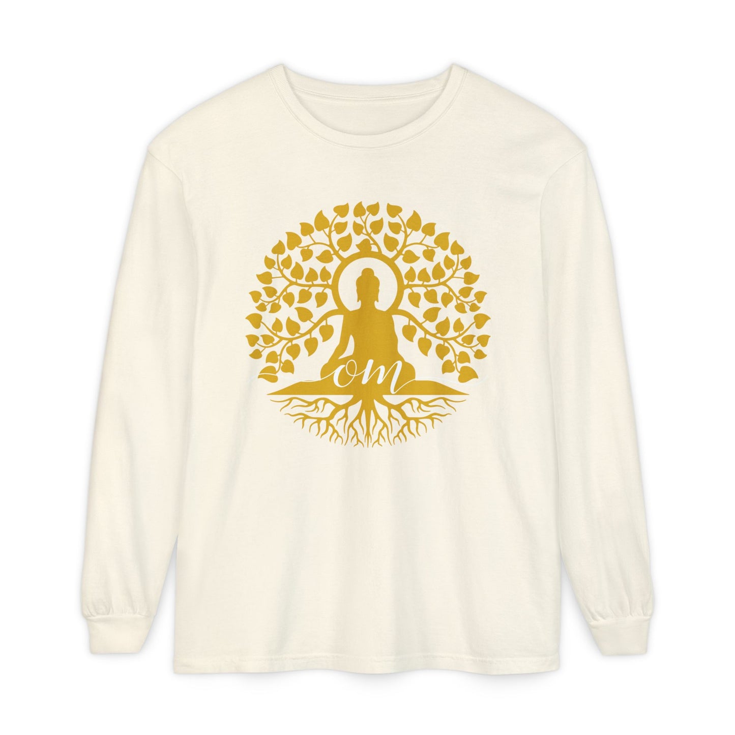 🧘‍♂️Rooted in OM - Buddha Tree Long Sleeve Tee