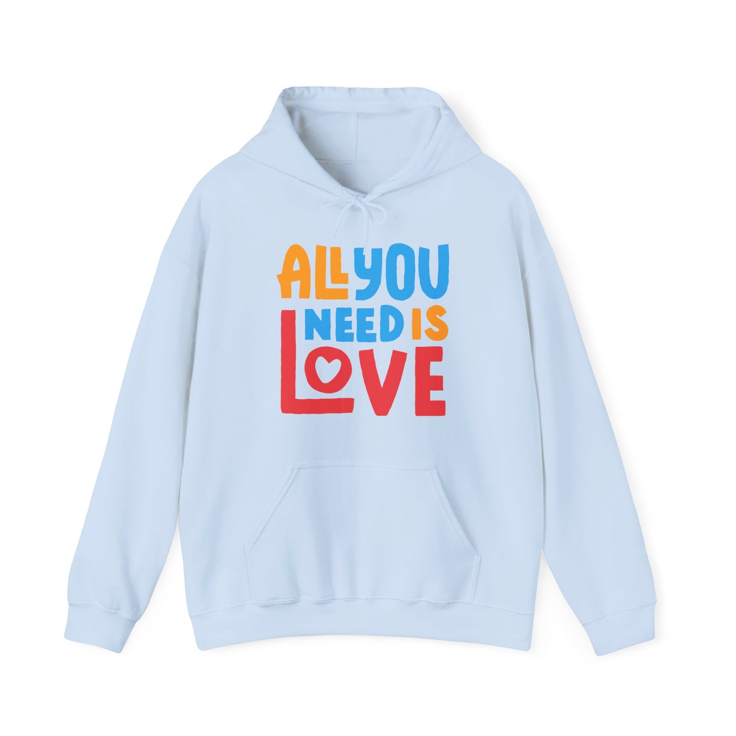 🌈All You Need Is Love Hoodie – Cozy Colorful Reminder of What Matters Most❤️🌈✨