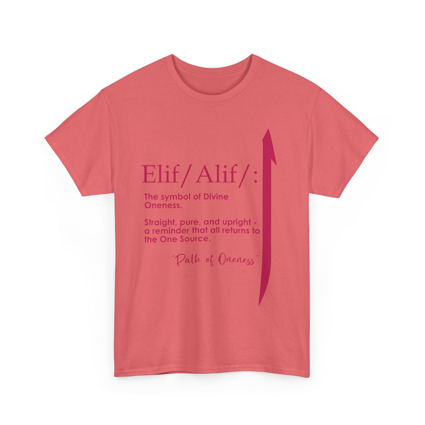 Elif/Alif - The Symbol of Divine Oneness Heavy Cotton Tee