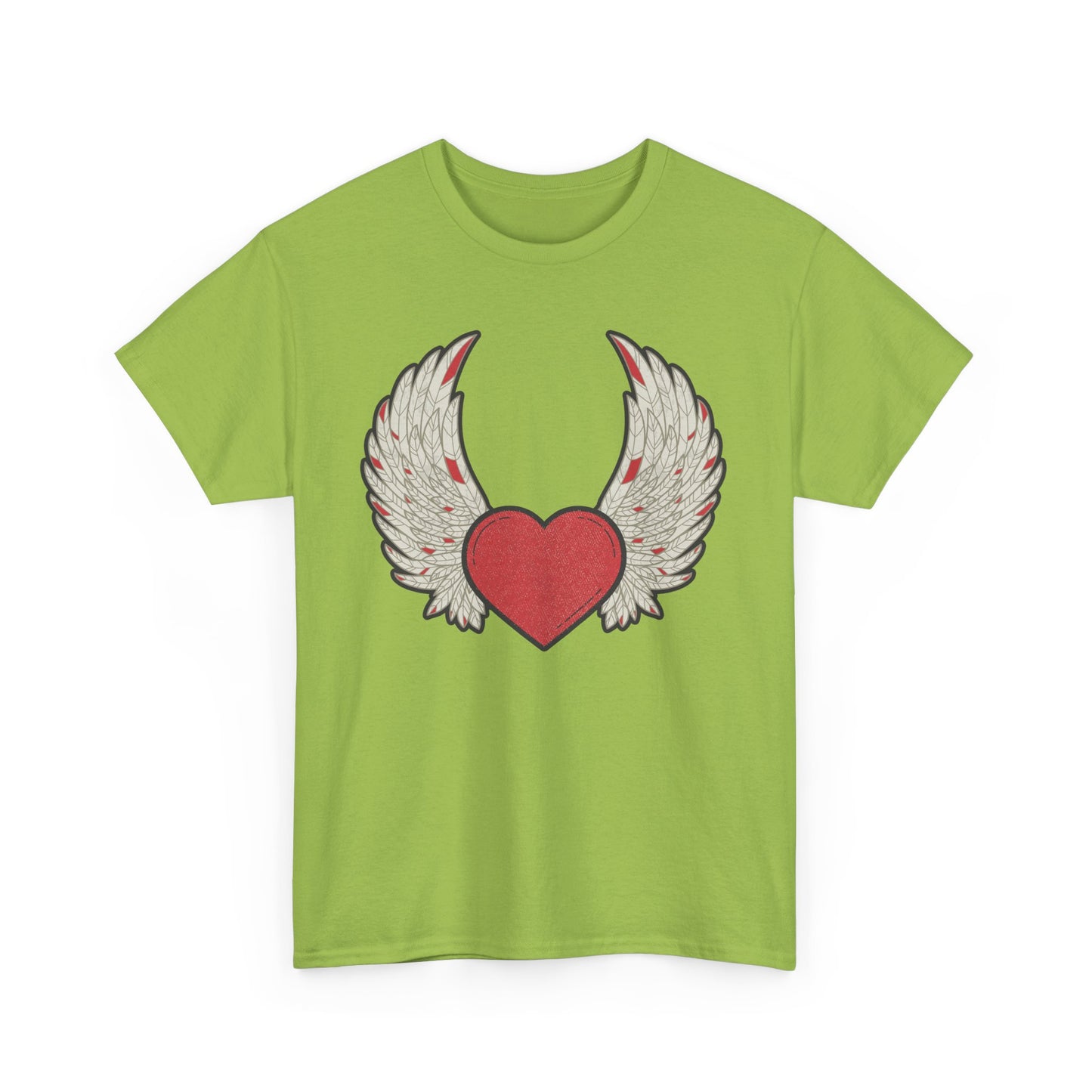 💖"Wings of the Heart" Heavy Cotton Tee - Let Love Soar