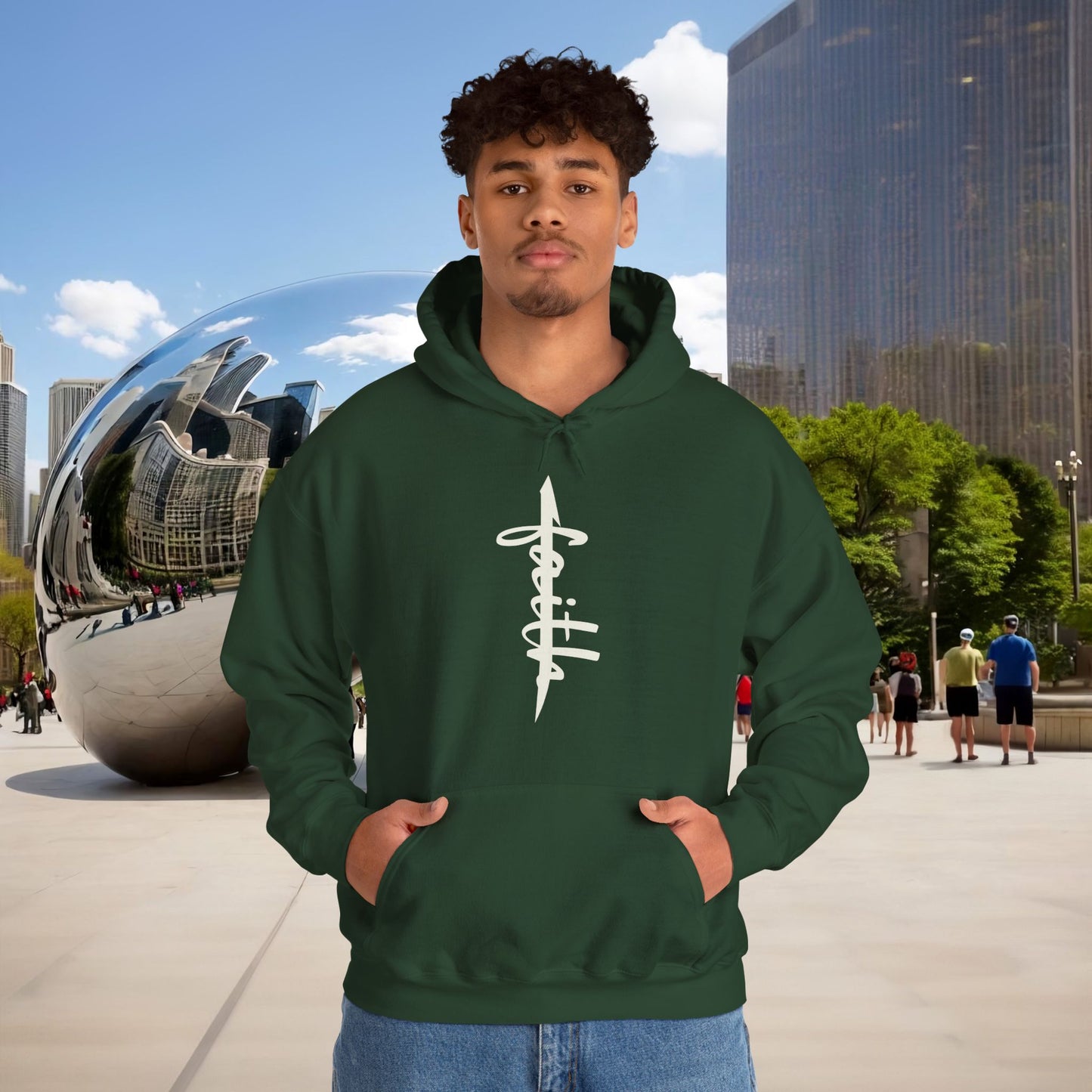 📿 ALIF — stand in "FAITH” — Menaste Sacred Hoodie