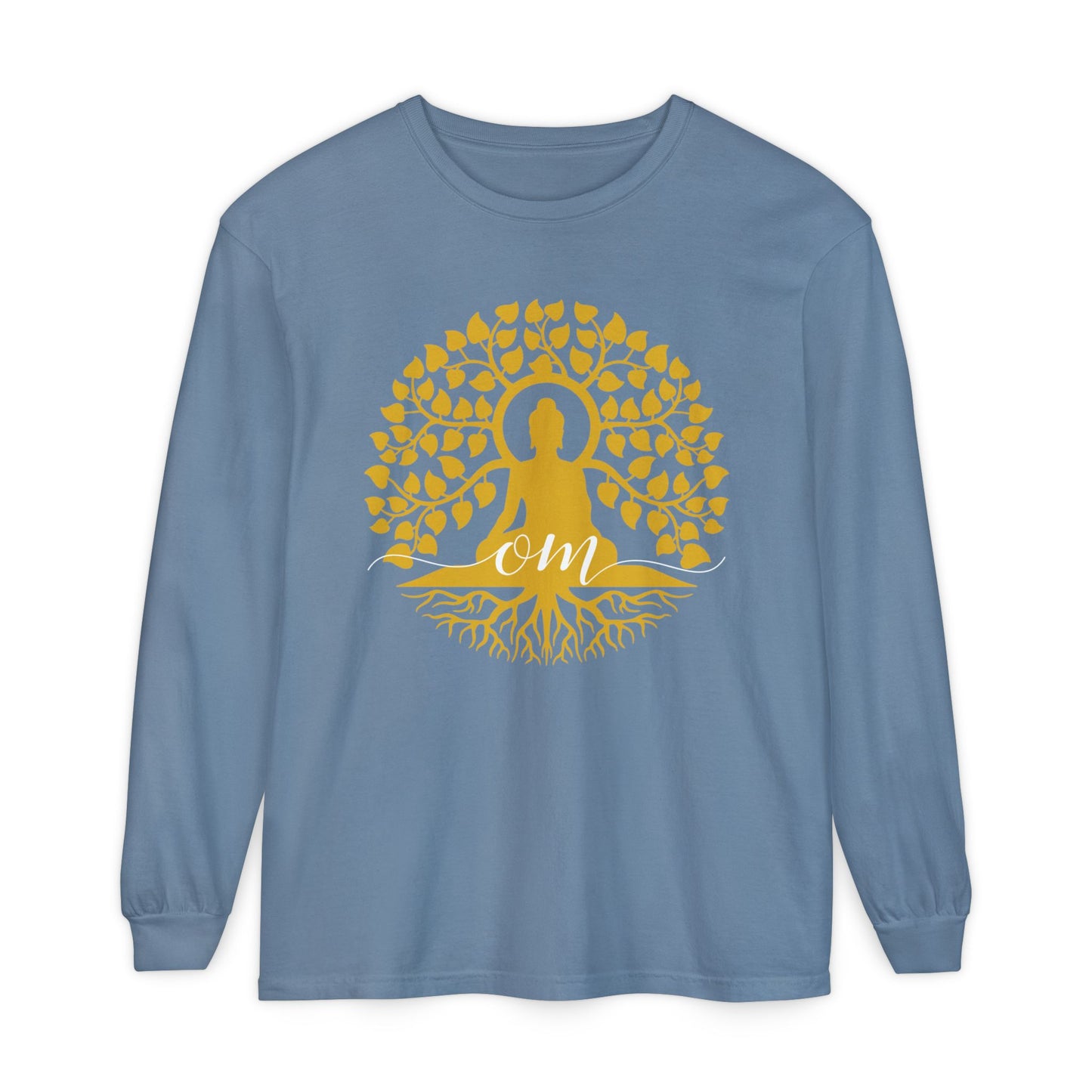 🧘‍♂️Rooted in OM - Buddha Tree Long Sleeve Tee