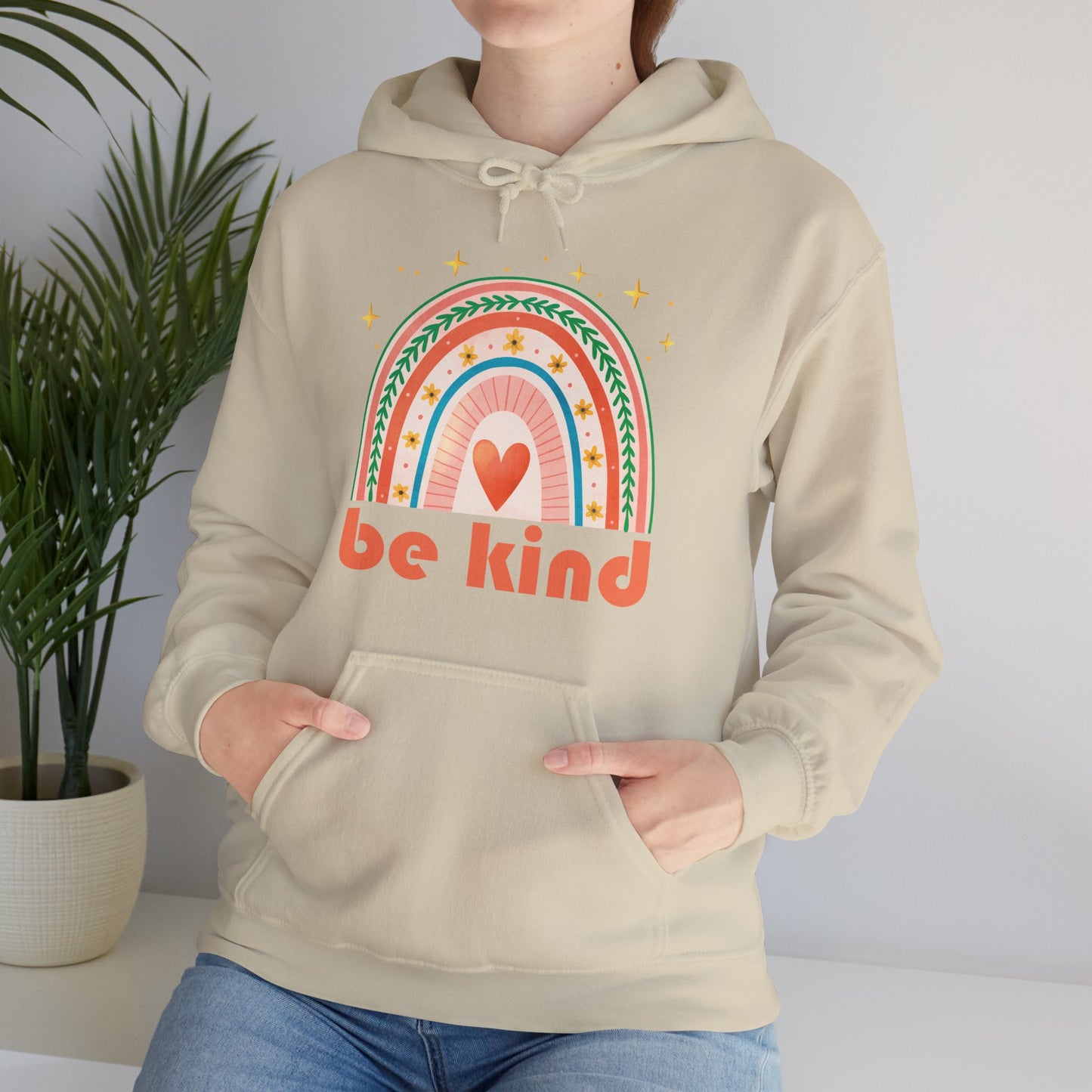 🌈💫Be Kind Cosmic Rainbow Hoodie 🌈✨