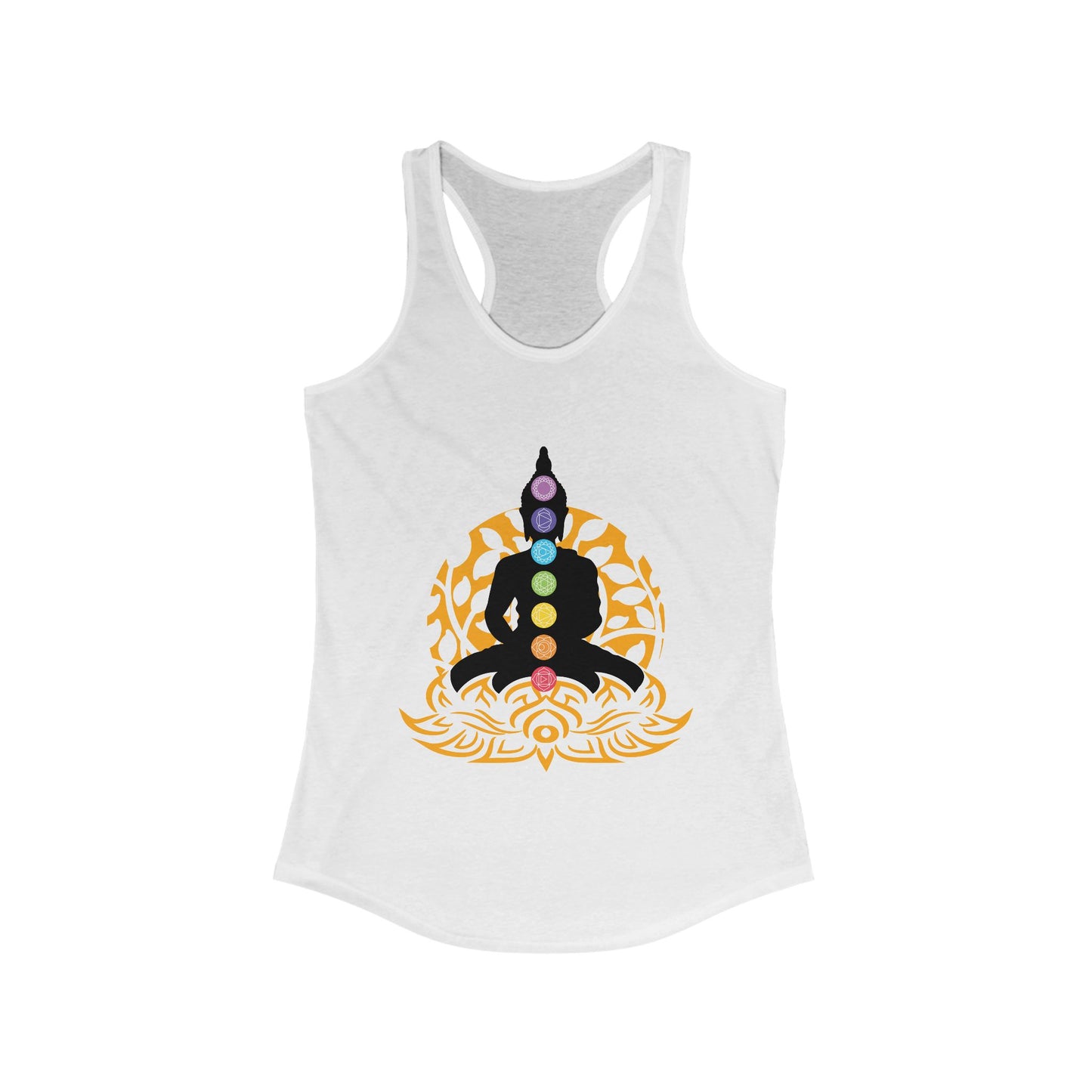 “Chakra Serenity” Racerback Tank – Center Your Energy in Style