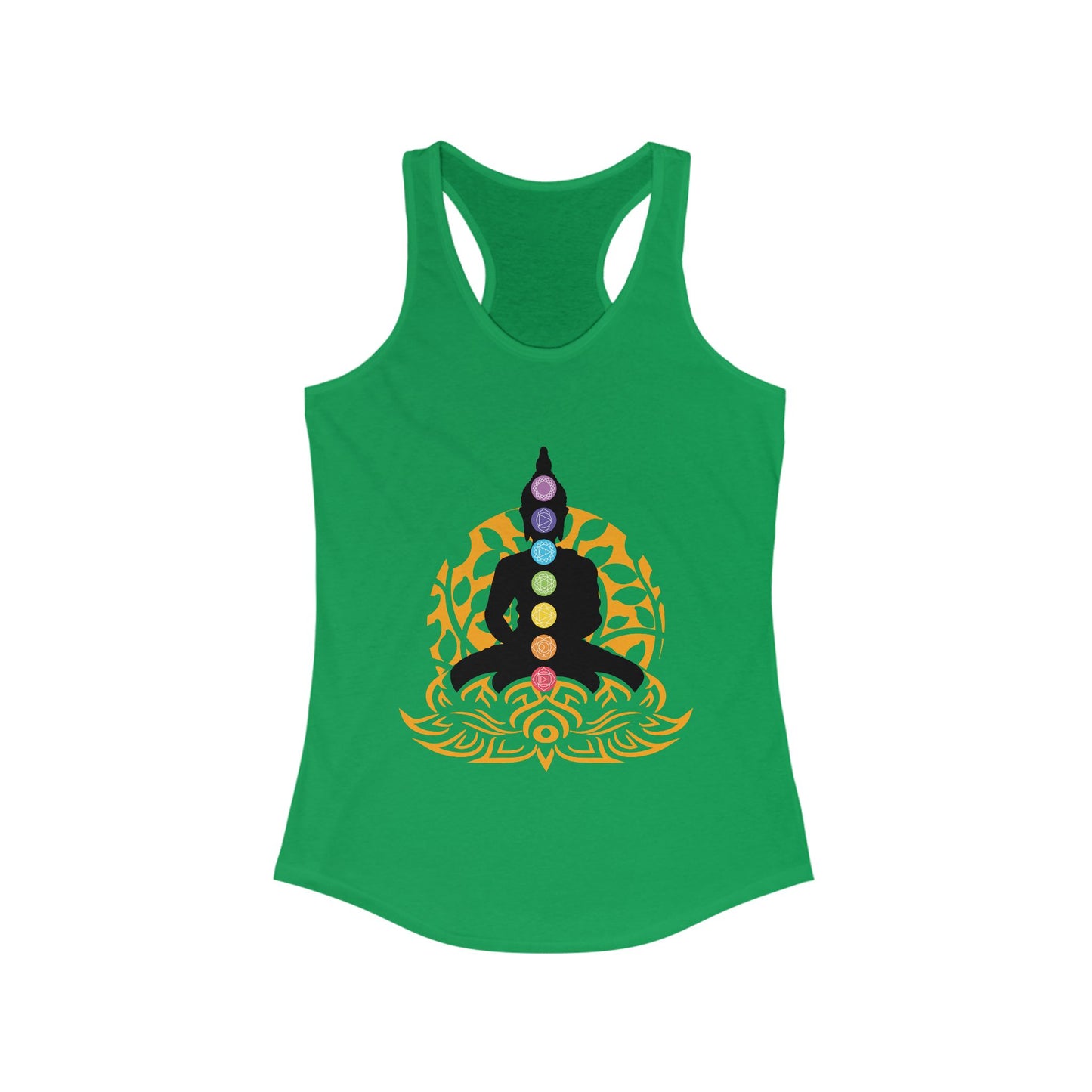 “Chakra Serenity” Racerback Tank – Center Your Energy in Style
