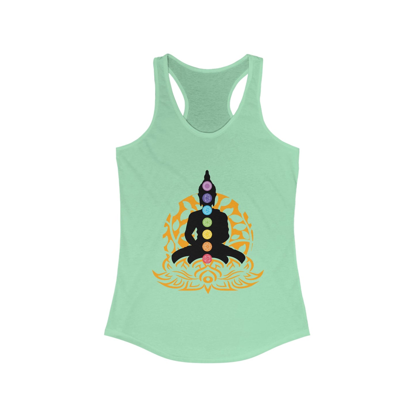 “Chakra Serenity” Racerback Tank – Center Your Energy in Style