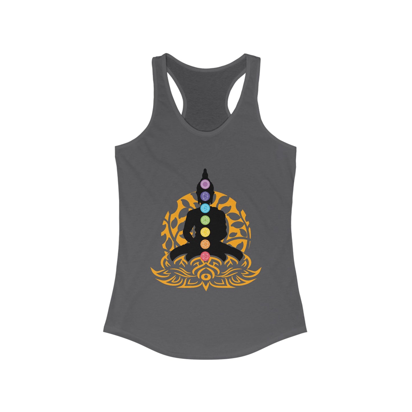 “Chakra Serenity” Racerback Tank – Center Your Energy in Style