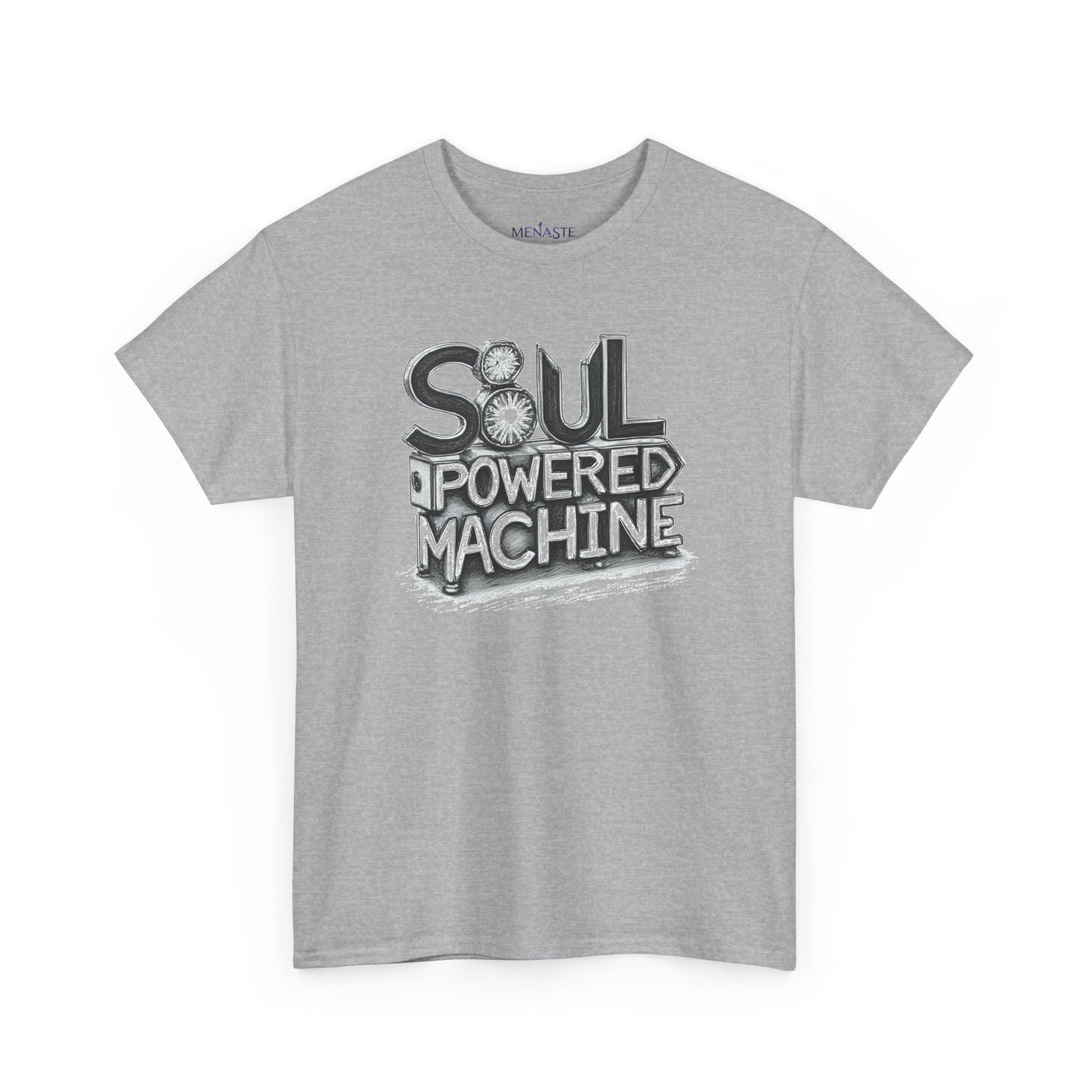 ⚙️ Menaste “Soul Powered Machine” Tee