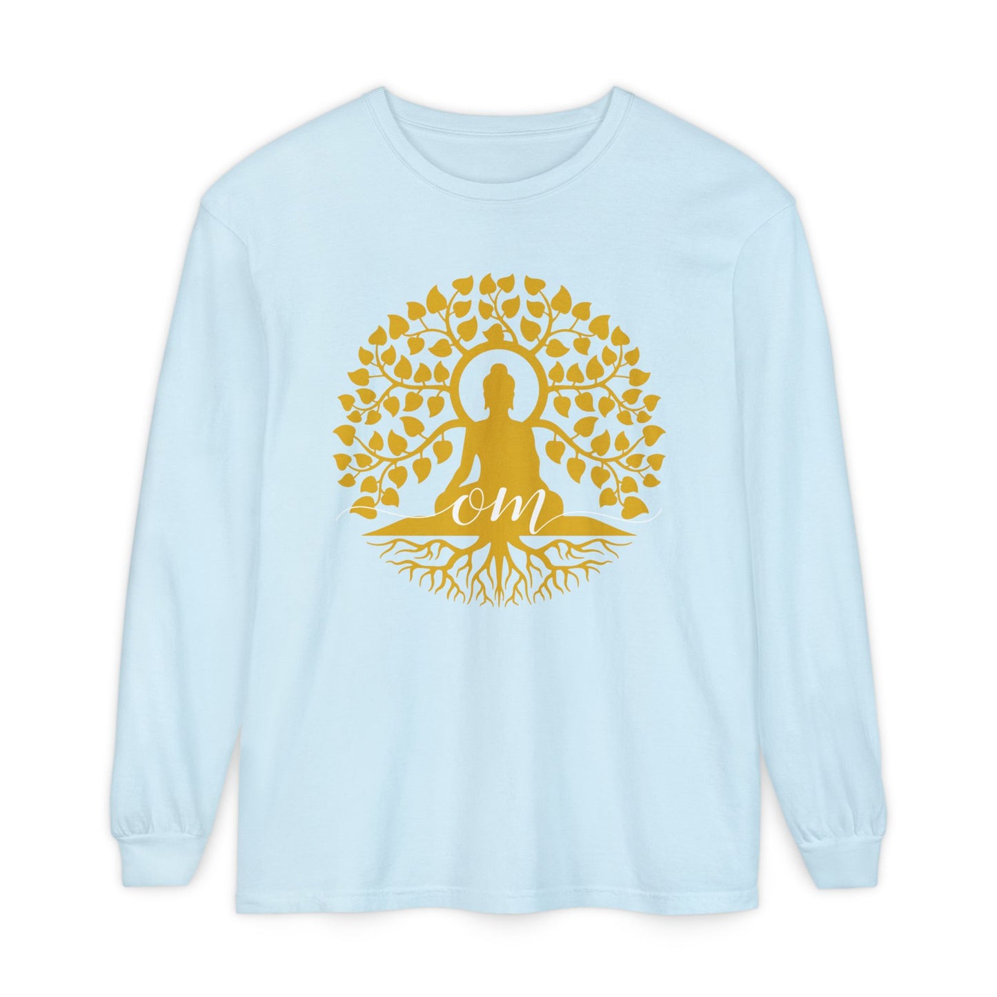 🧘‍♂️Rooted in OM - Buddha Tree Long Sleeve Tee