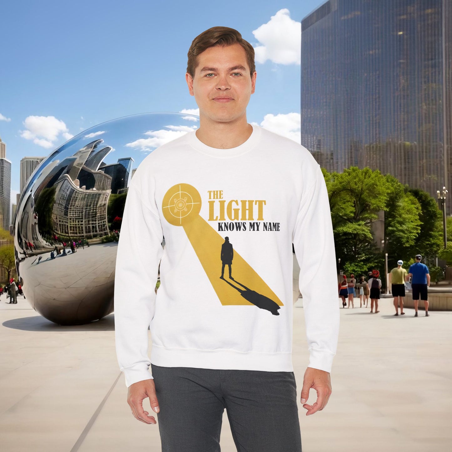 ☀️ Menaste "THE LIGHT KNOWS MY NAME" — Awakening Sweatshirt