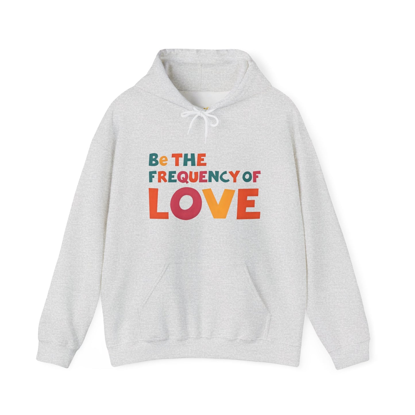 🌠Be the Frequency of Love Hoodie – Colorful Spiritual Vibes | Raise Your Energy Hoodie🌀💖