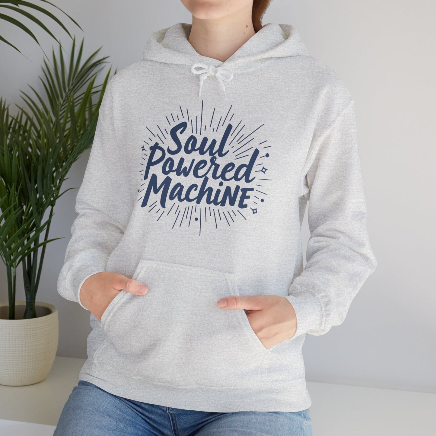 ⚡SOUL POWERED MACHINE Hoodie — Spirit in Motion, Power in Presence🔥💪