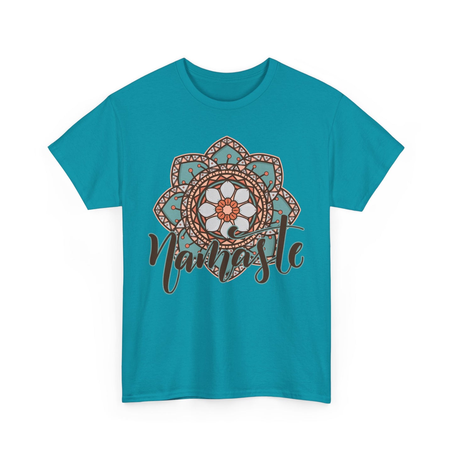 Namaste Vibes- Vintage Mandala Spirit Heavy Cotton Tee
