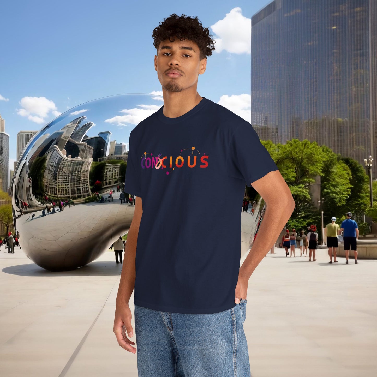 🌙✨ CONSCIOUS — The Presence Menaste T-shirt