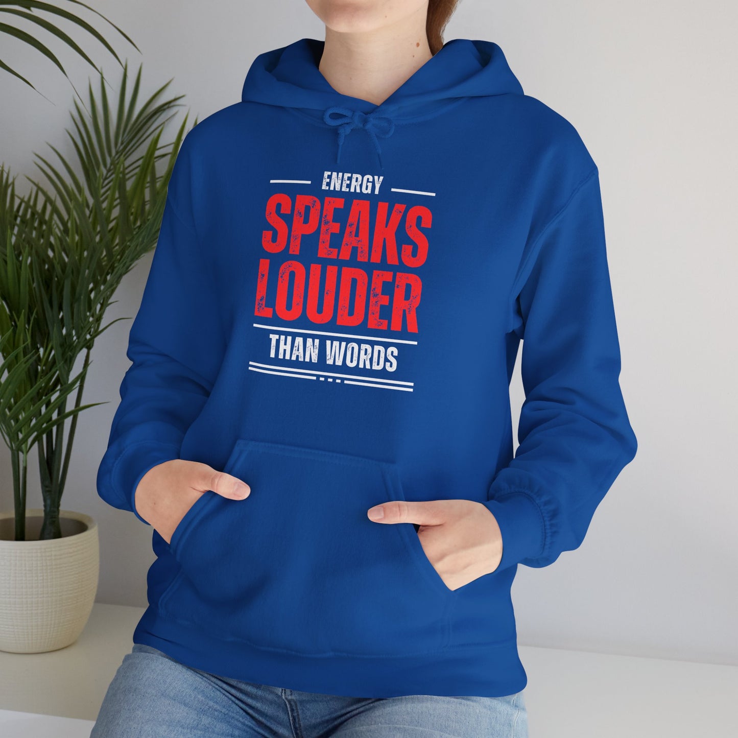 Energy Speaks Louder Than Words Hoodie – Cozy Spiritual Statement Wear✨