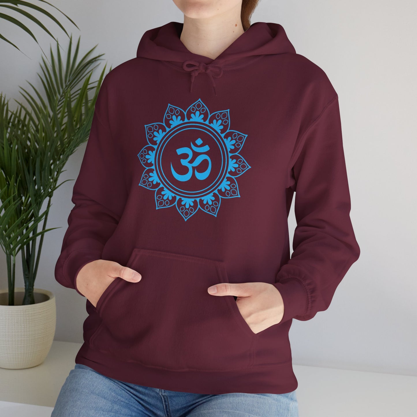 🕉️Tranquil Om Mandala Hoodie🌿✨