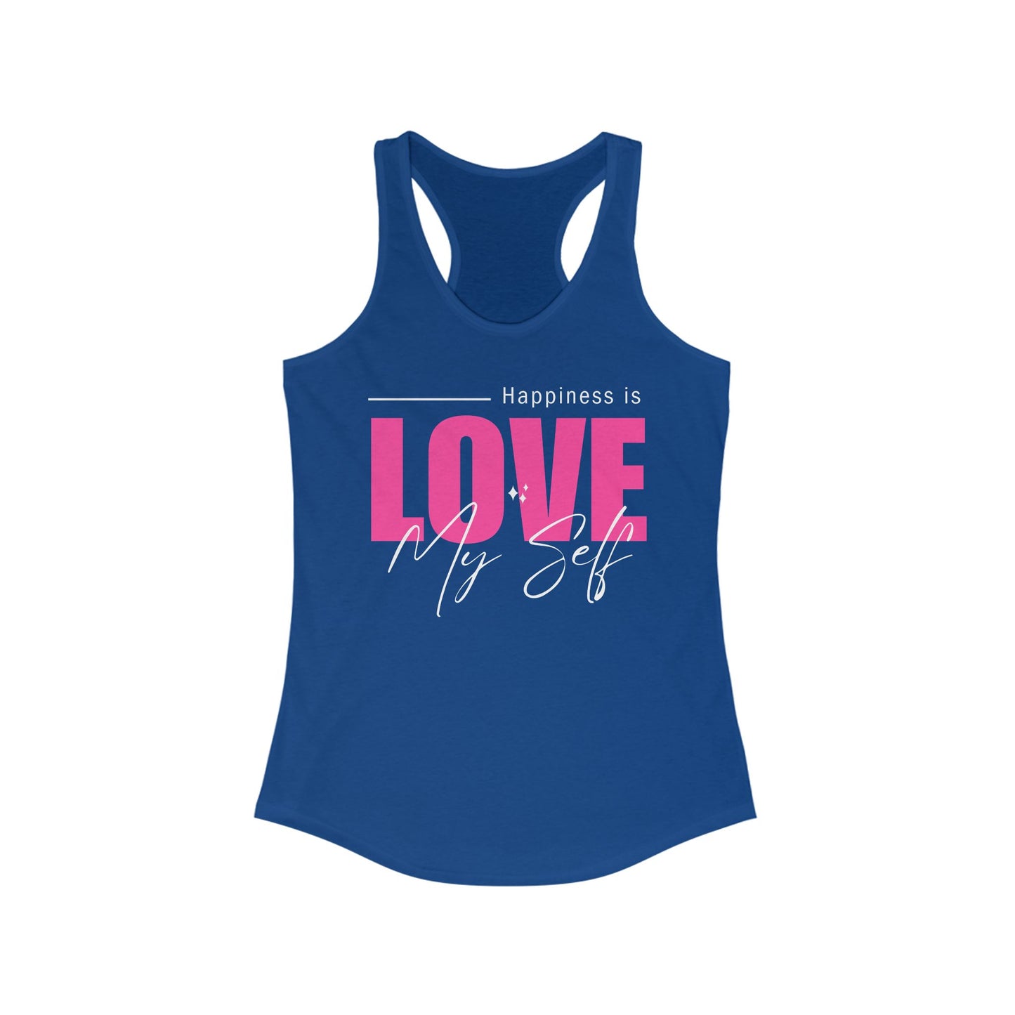 "Love My Self" Tank Top - Wear Your Happiness, Honor Your Light - Women's Racerback