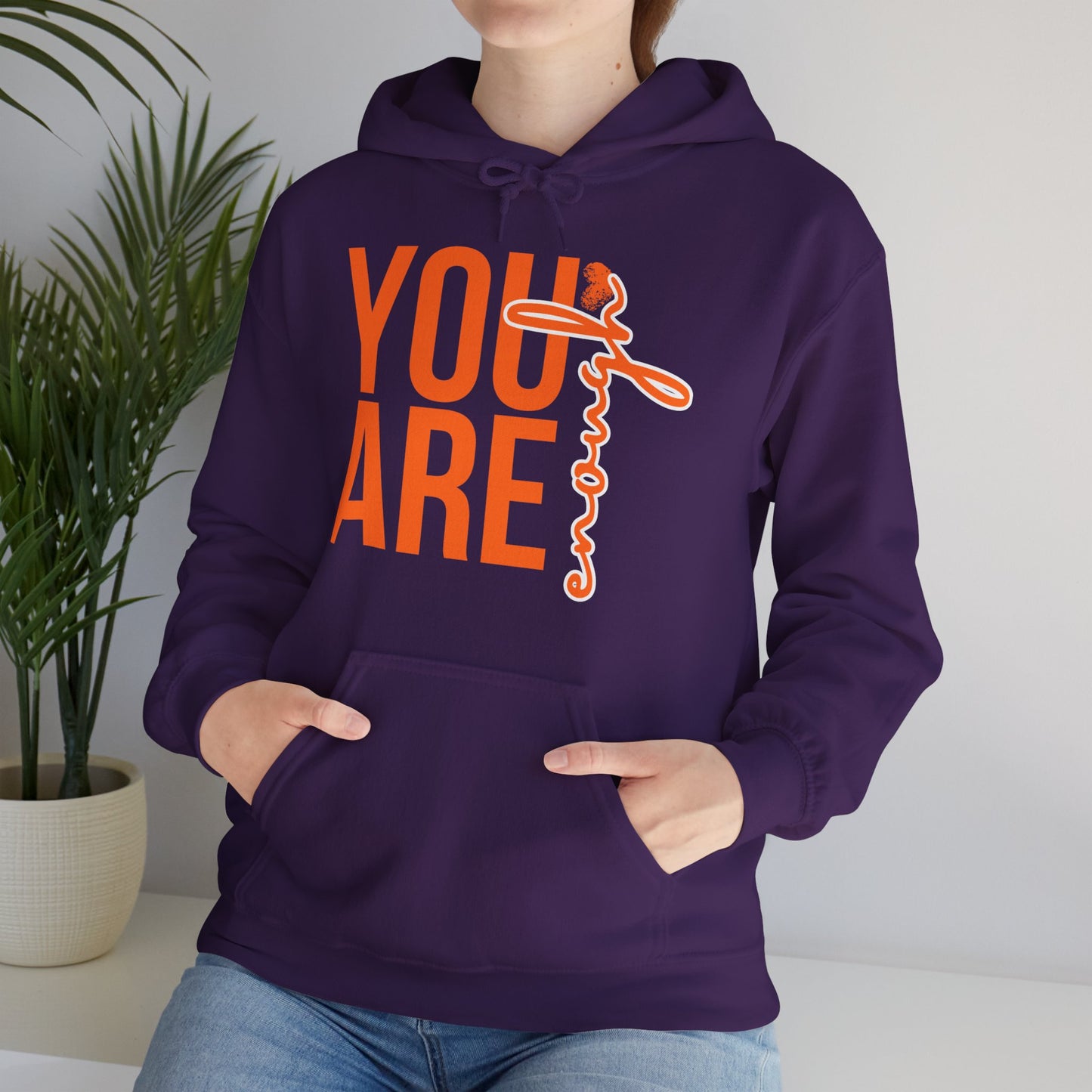 🌸You Are Enough Hoodie – A Soulful Reminder of Worthiness & Inner Light✨