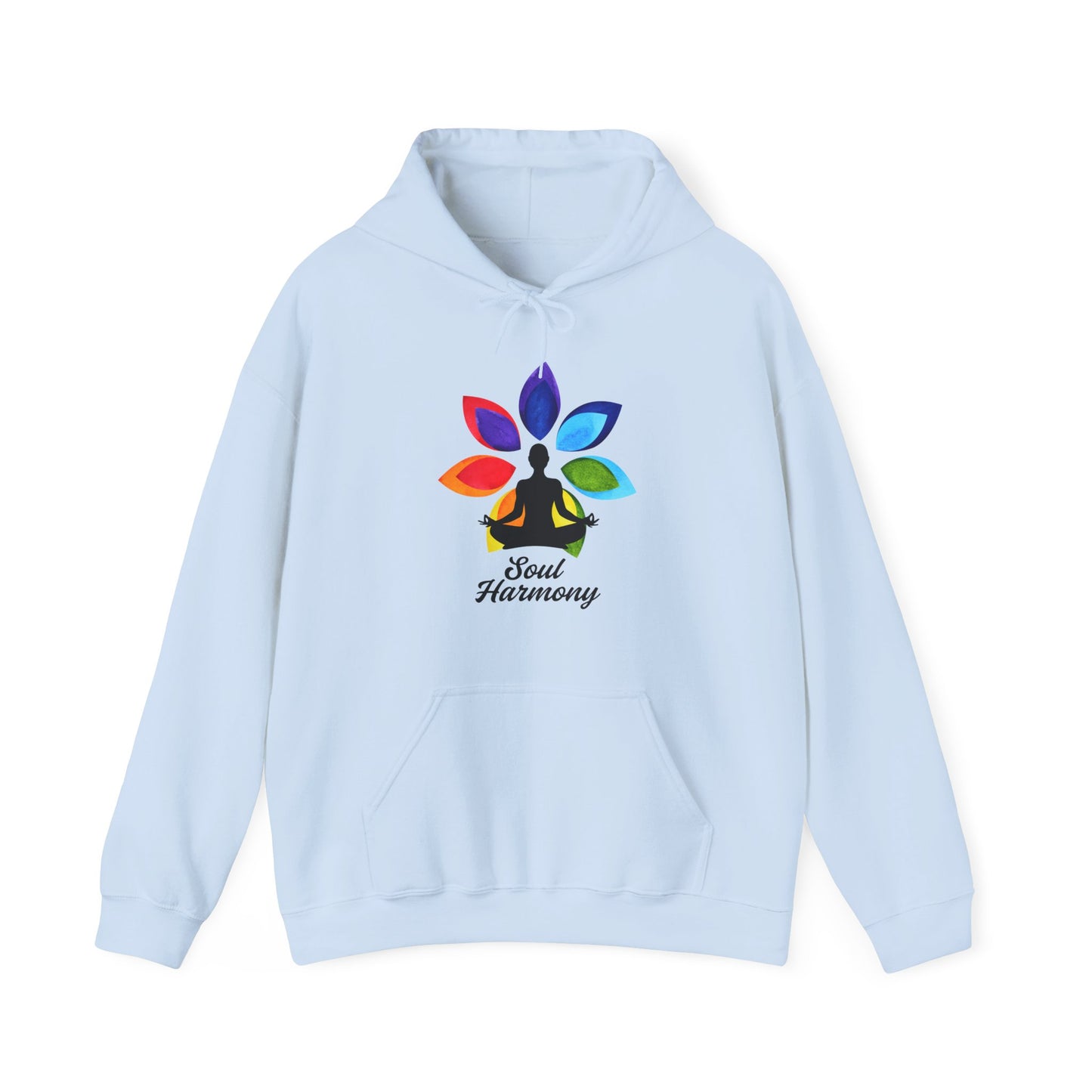 🌸Soul Harmony Hoodie – Meditative Lotus Chakra Alignment🧘‍♀️🌈✨