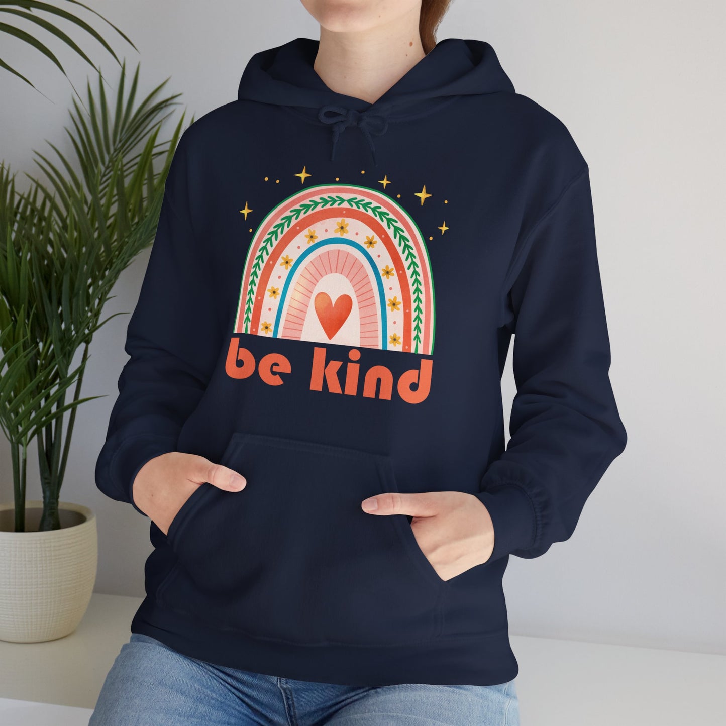 🌈💫Be Kind Cosmic Rainbow Hoodie 🌈✨