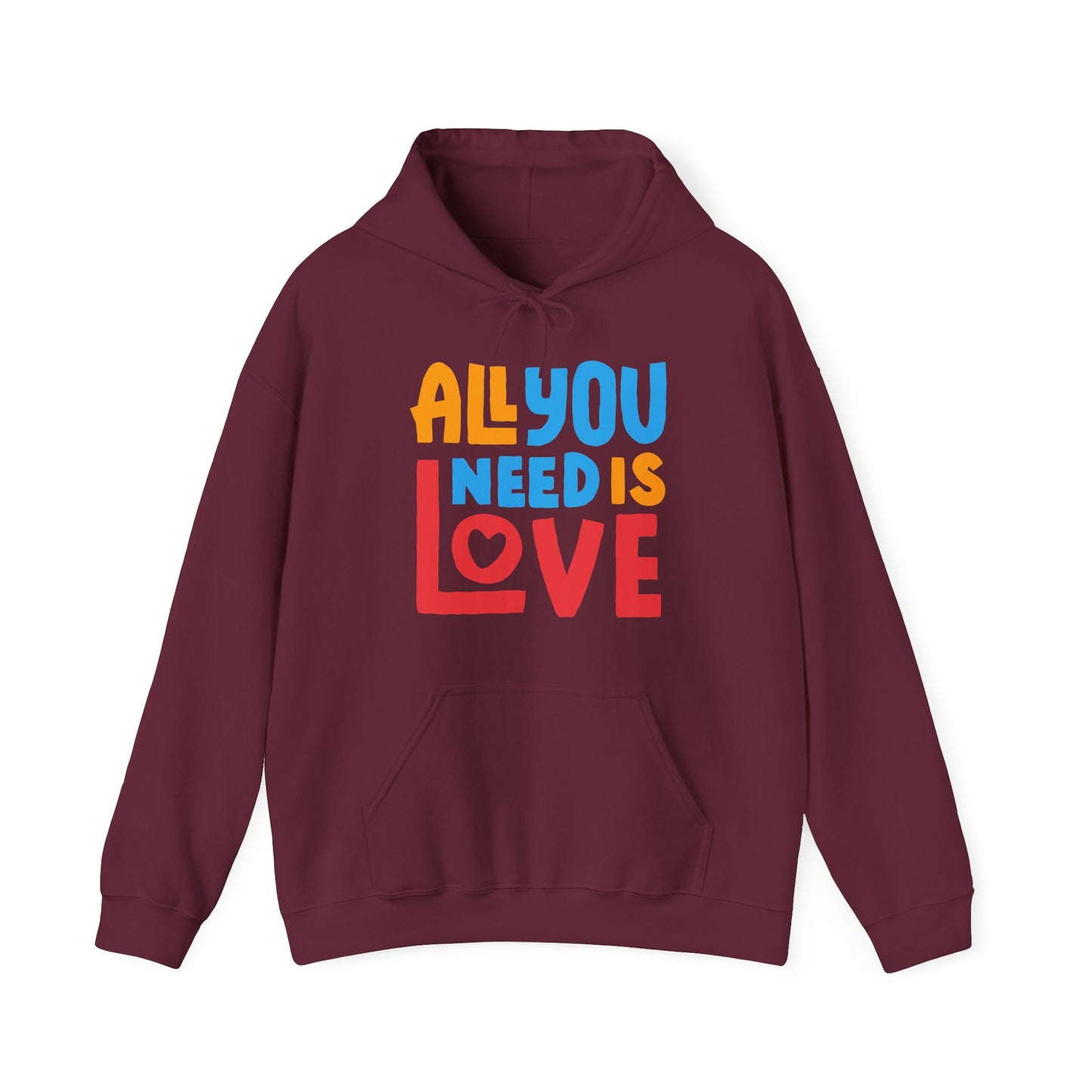 🌈All You Need Is Love Hoodie – Cozy Colorful Reminder of What Matters Most❤️🌈✨