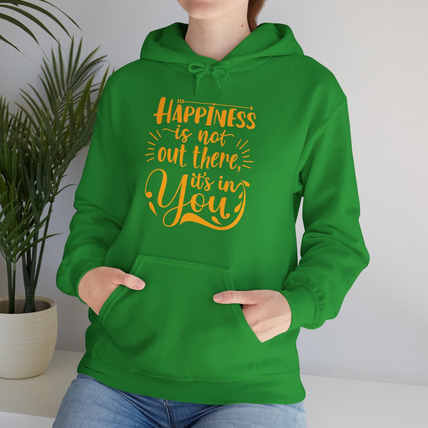 Happiness Is Within Hoodie – Mindful Comfort & Inner Joy🌿🌞✨