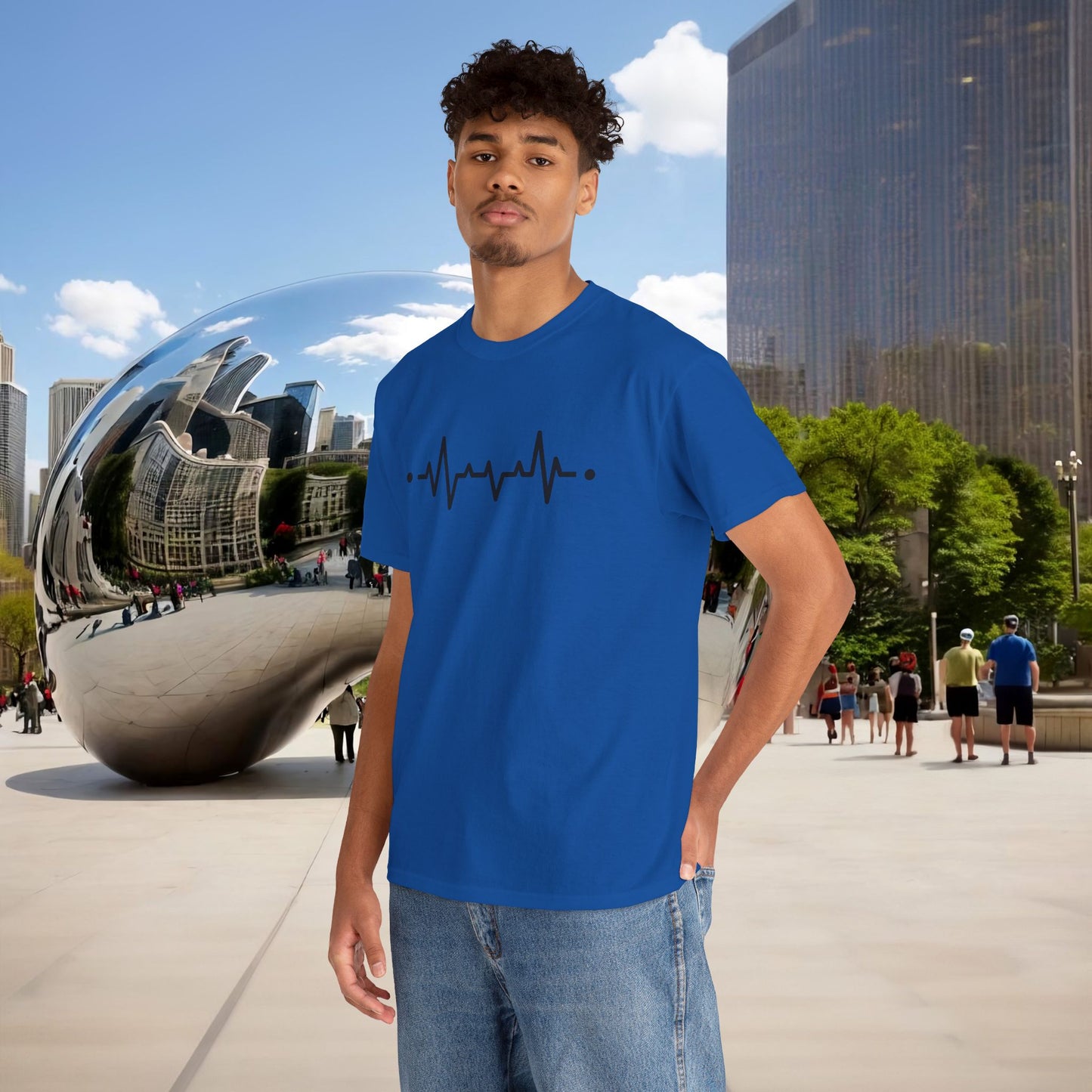 🜂 “The Line Between Worlds” — Menaste Presence T-Shirt