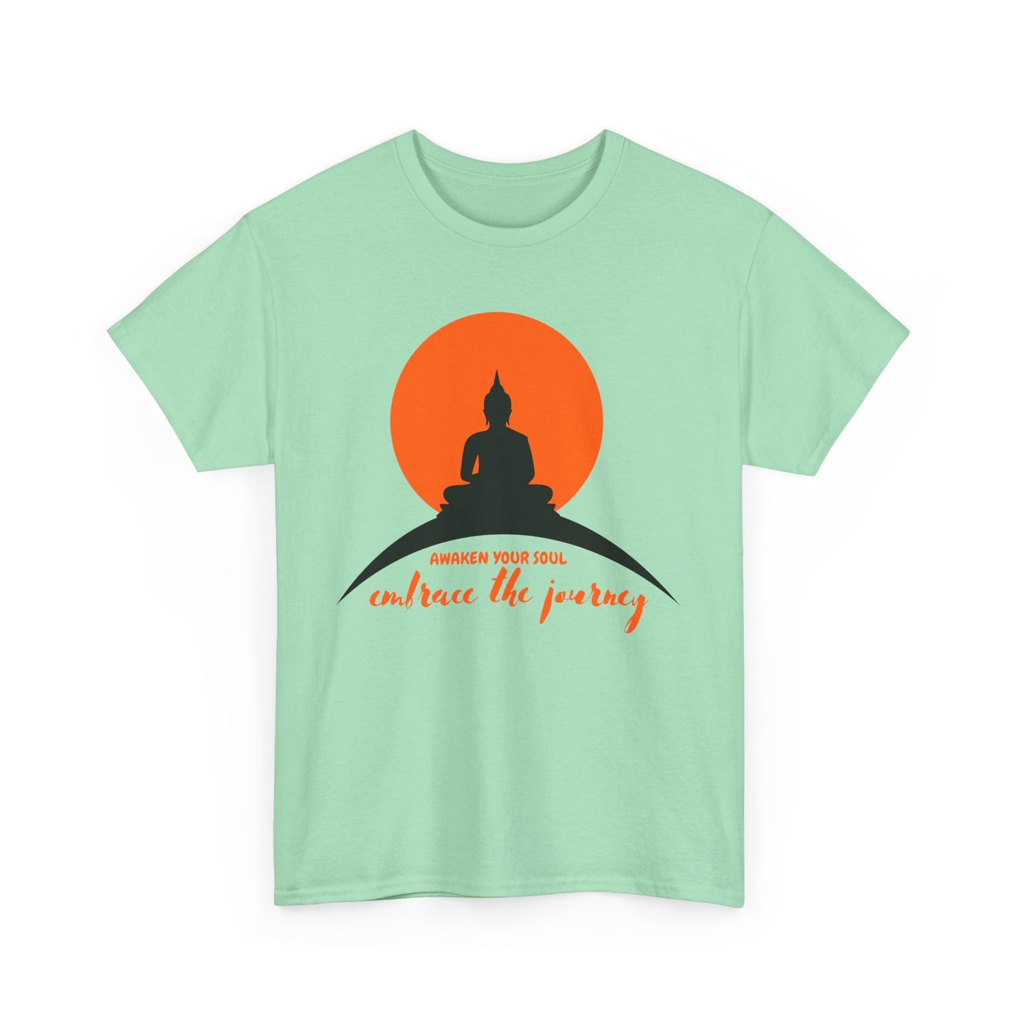 "Awaken Your Soul, Embrace Your Journey" Heavy Cotton Tee