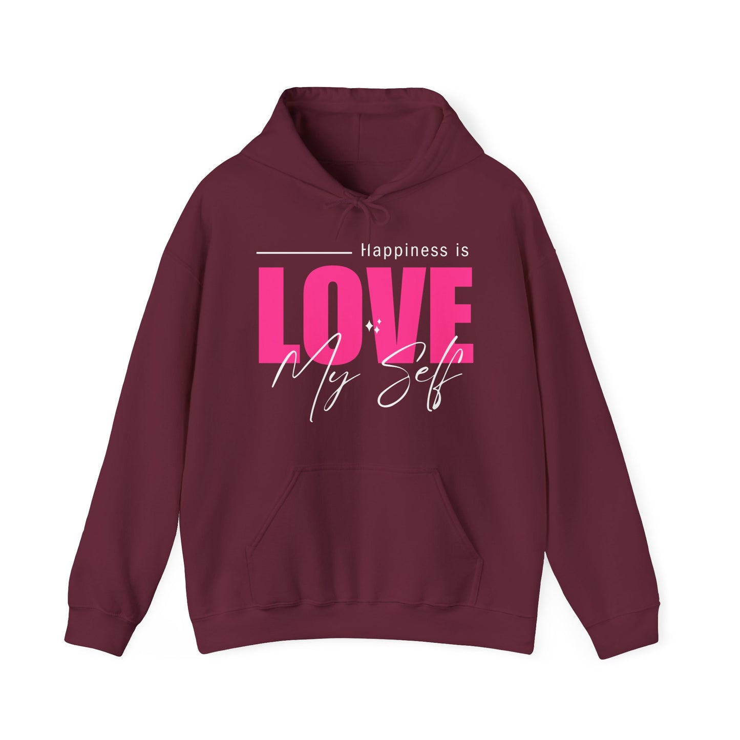 💛🌸Happiness Is Love Myself Hoodie - Wear Your Self-Love Out Loud