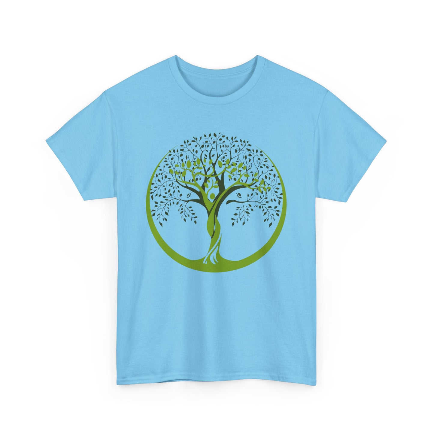 🌿Gaia Rooted Heavy Cotton Tee - She Grows, She Rises, She Becomes
