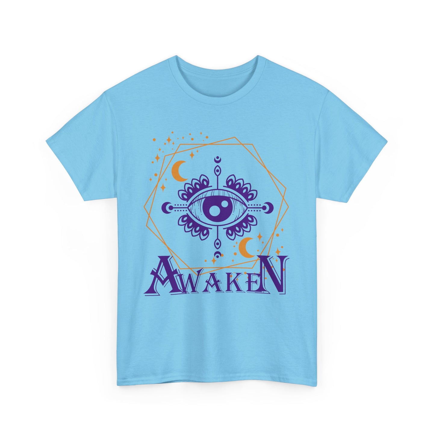 "Awaken" - "Third Eye" - Spiritual Heavy Cotton Tee