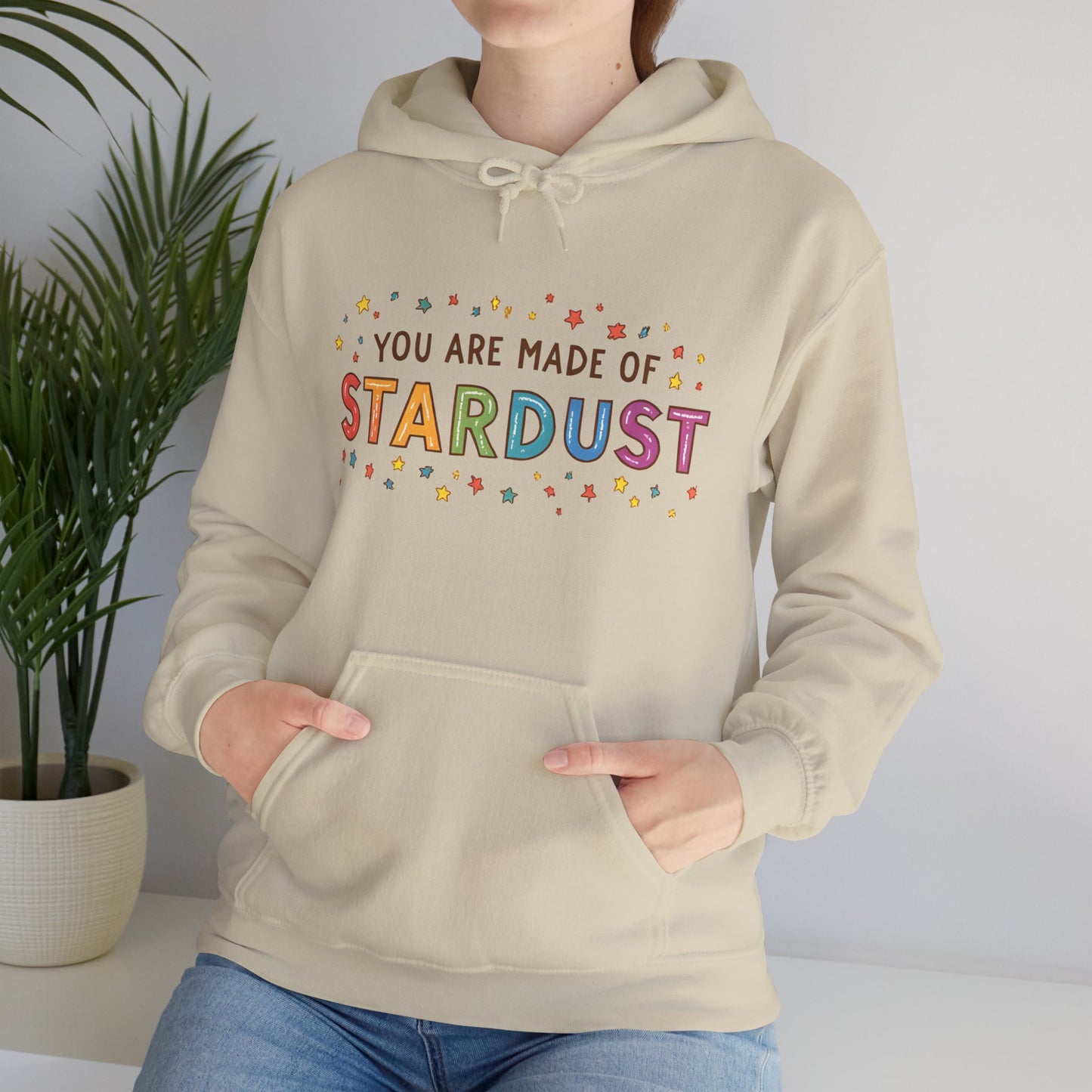 “You Are Made of Stardust” Cosmic Reminder Hoodie✨🌌