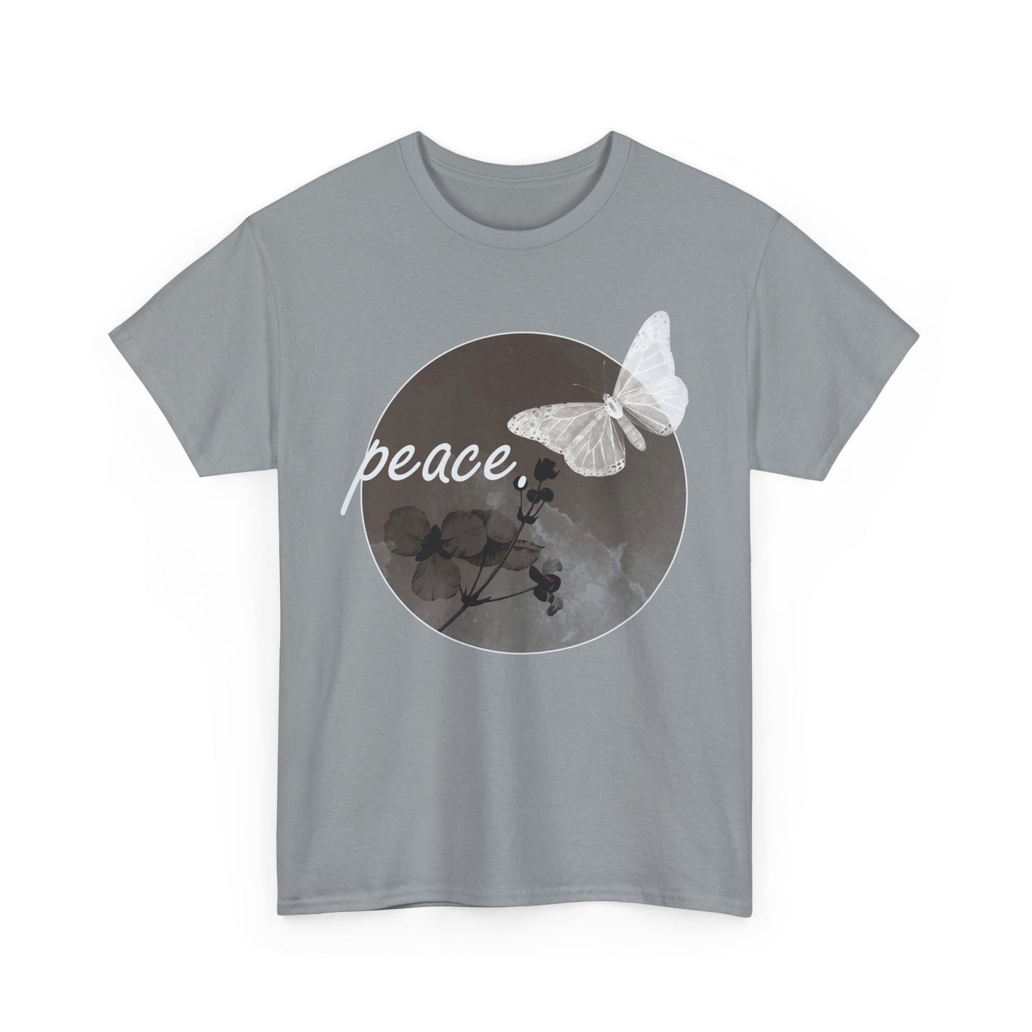 Peace Within Heavy Cotton Tee - Grace in Stillness
