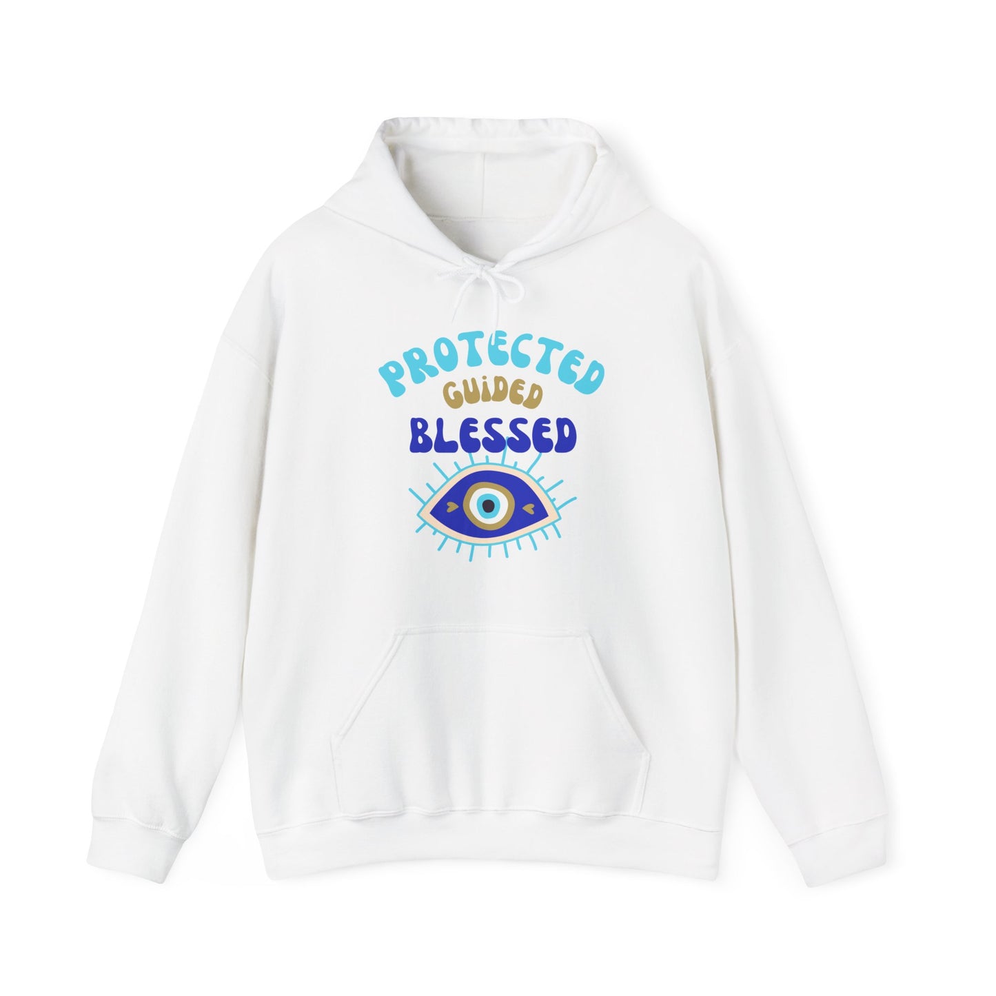 💙✨ Protected, Guided, Blessed Hoodie - Wear Your Shield of Light