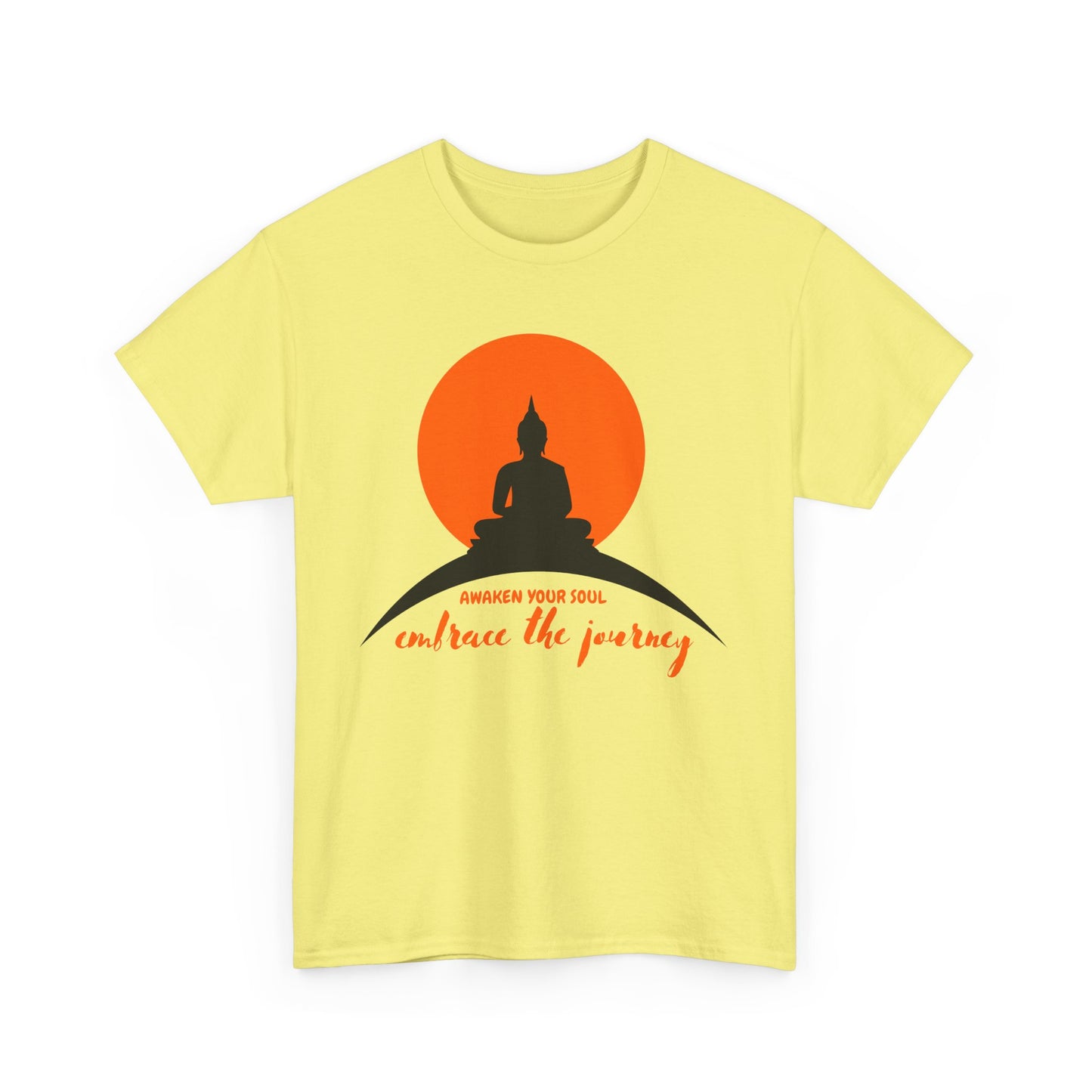 "Awaken Your Soul, Embrace Your Journey" Heavy Cotton Tee