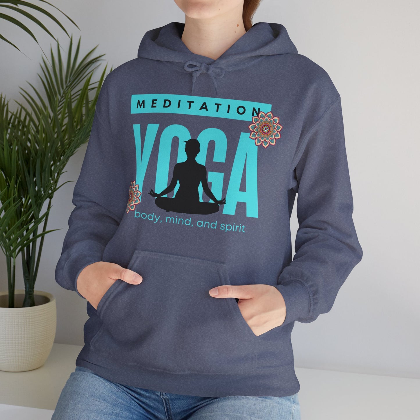 🧘‍♀️✨Mind • Body • Spirit Hoodie — Wear Your Practice, Live Your Peace🌿