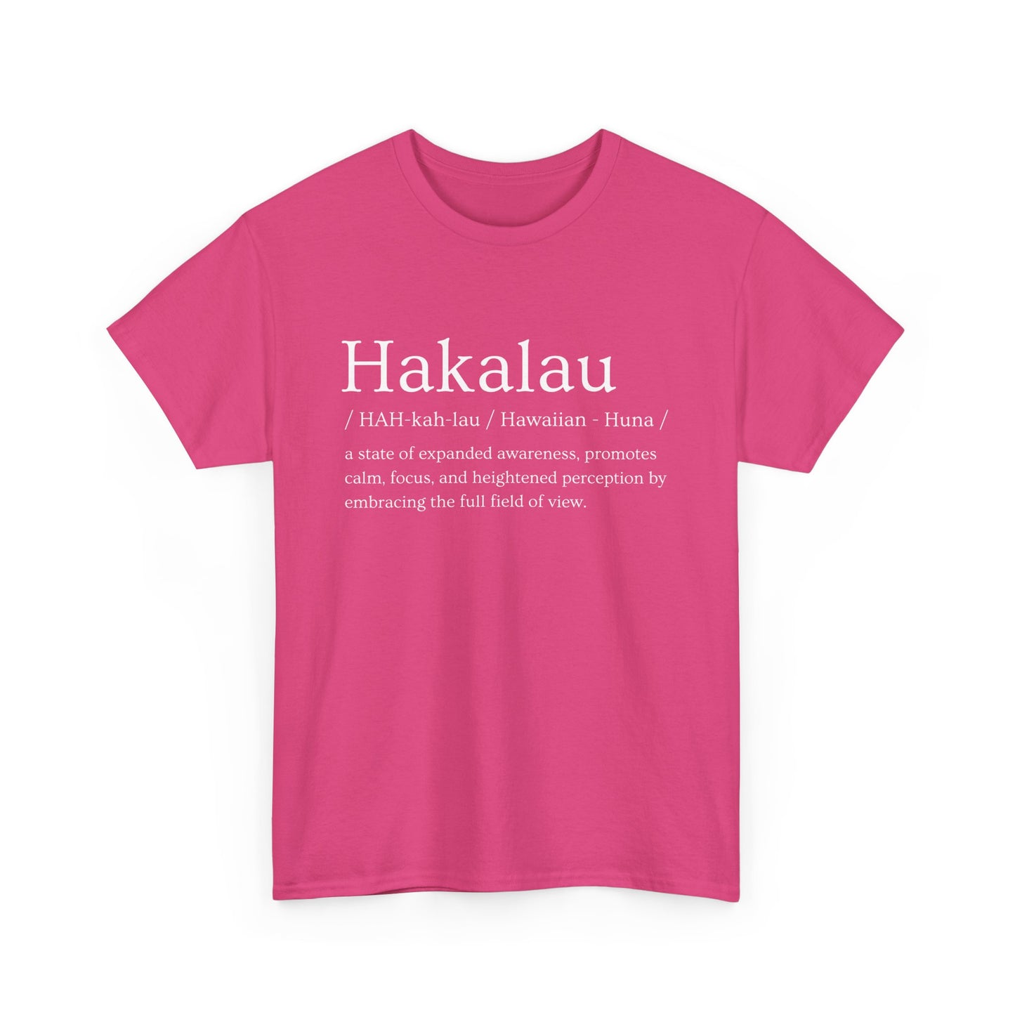🌴Hakalau Awareness Heavy Cotton Tee - Expand Your Focus