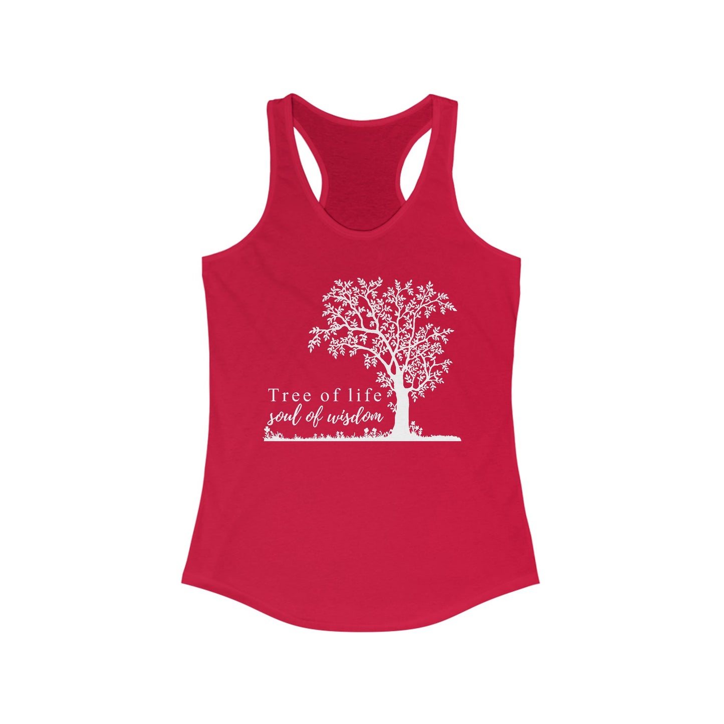 Tree of Life "Soul of Wisdom" Racerback Tank - Inspirational Activewear for Women