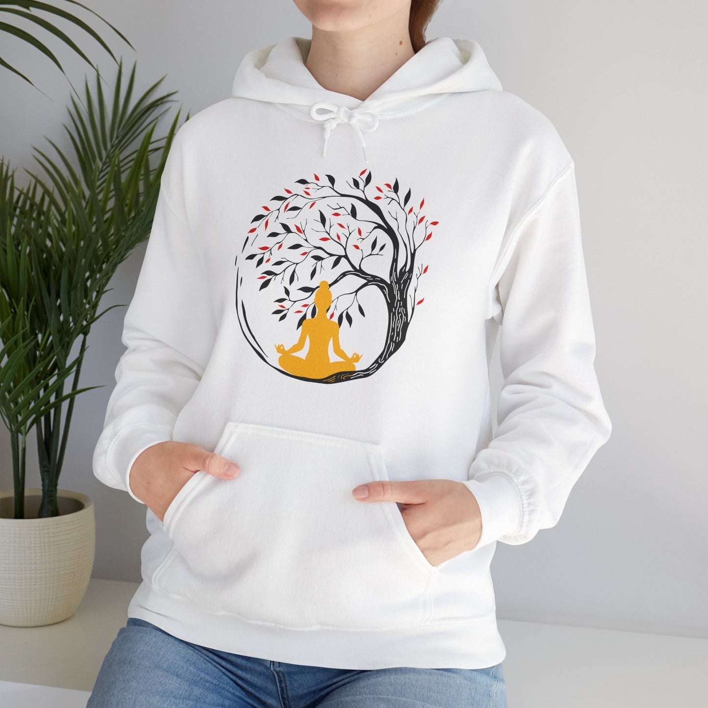 🌳Sacred Roots Hoodie – Grounding, Growth & Inner Stillness🌙✨🕊️