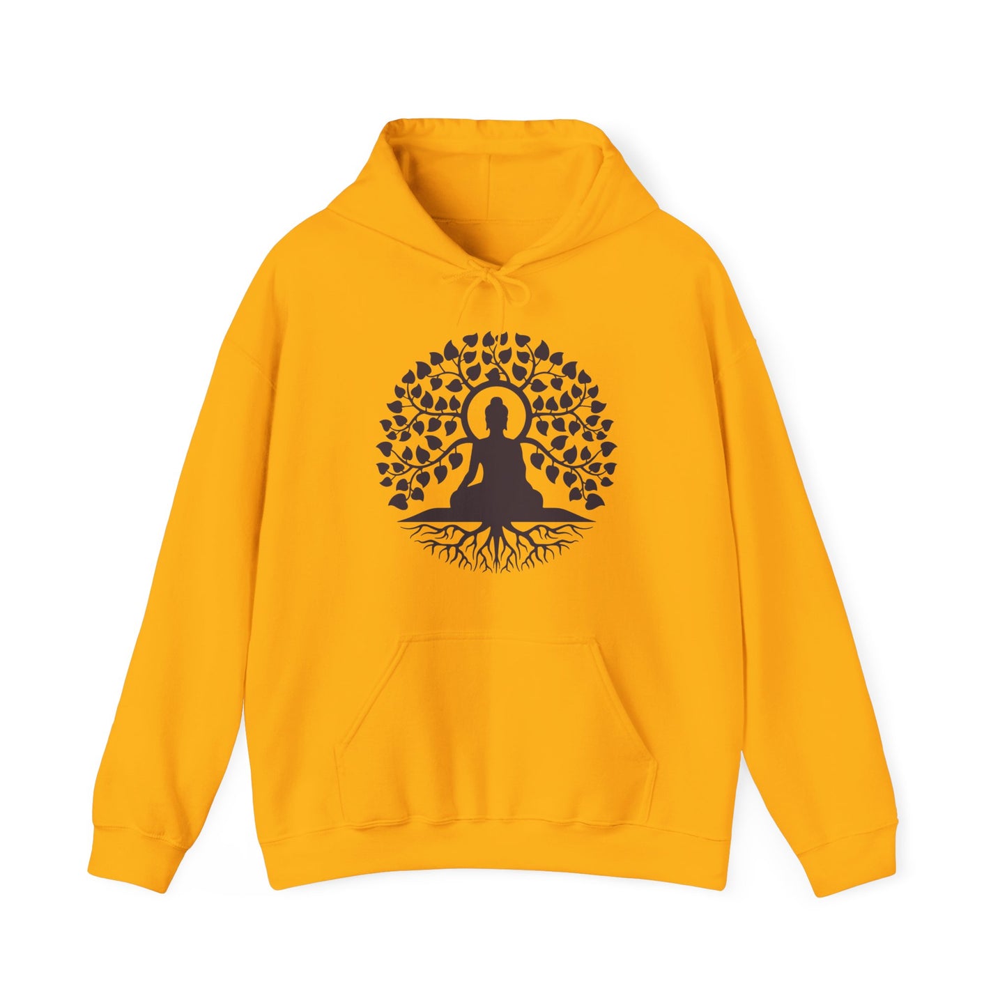 🌱Stillness Hoodie – Buddha Roots & Inner Peace🧘‍♂️🌳✨