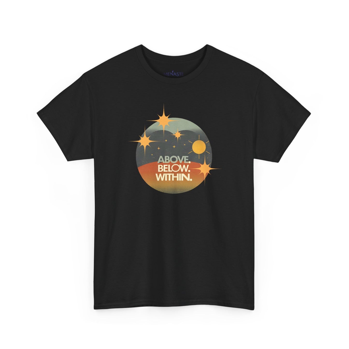 🌄 “Above. Below. Within.” — Menaste Presence Tee