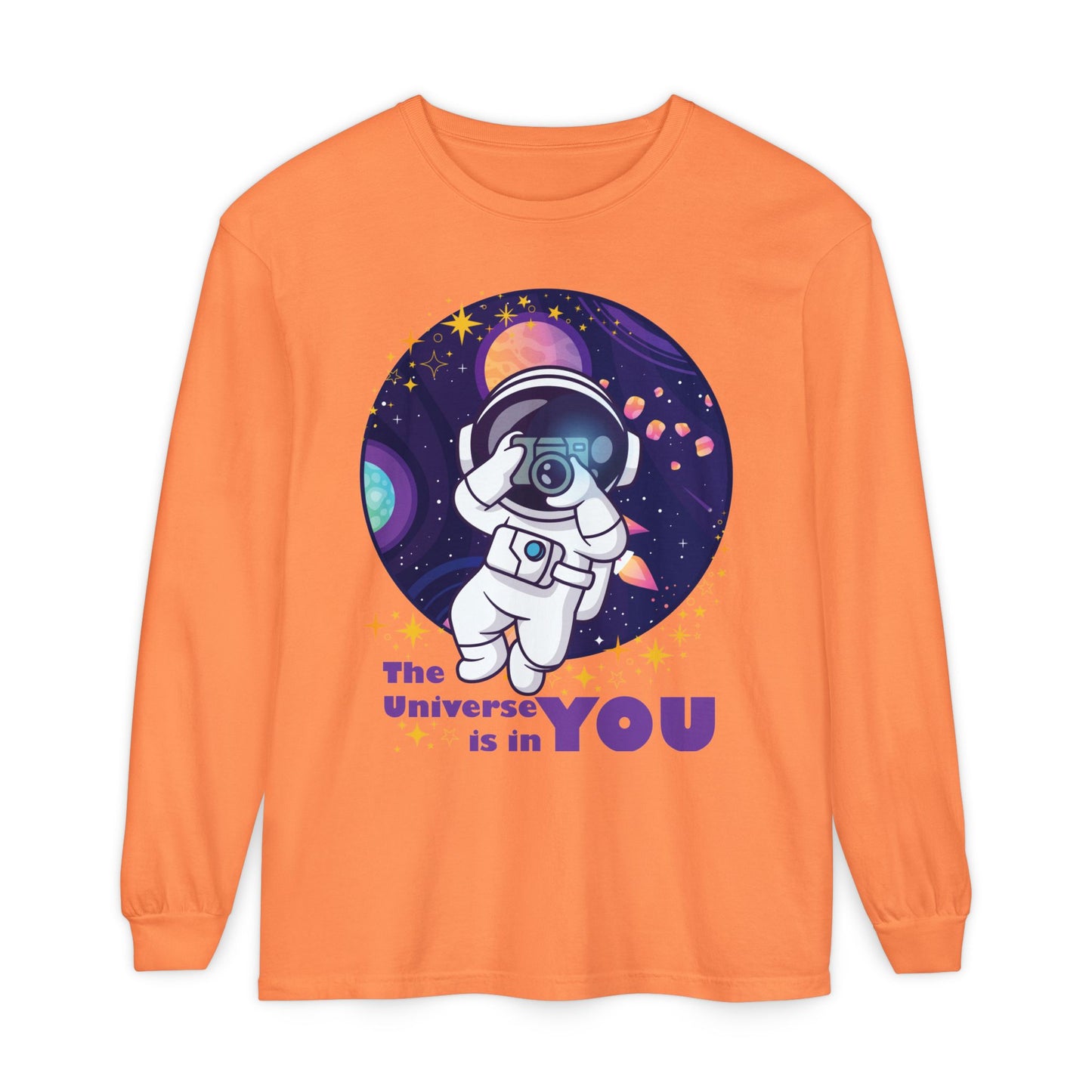 🌌The Universe Is in You - Cosmic Long Sleeve Tee