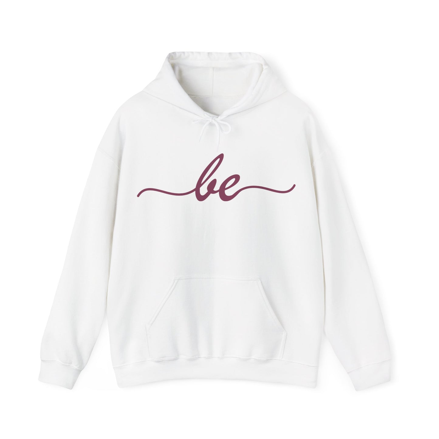 ✨"BE" - A Minimalist Mantra for the Soul Hooded Sweatshirt🌿💫